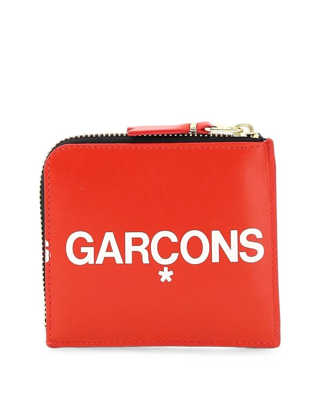 Comme des Garçons Red Logo-Print Wallet for men