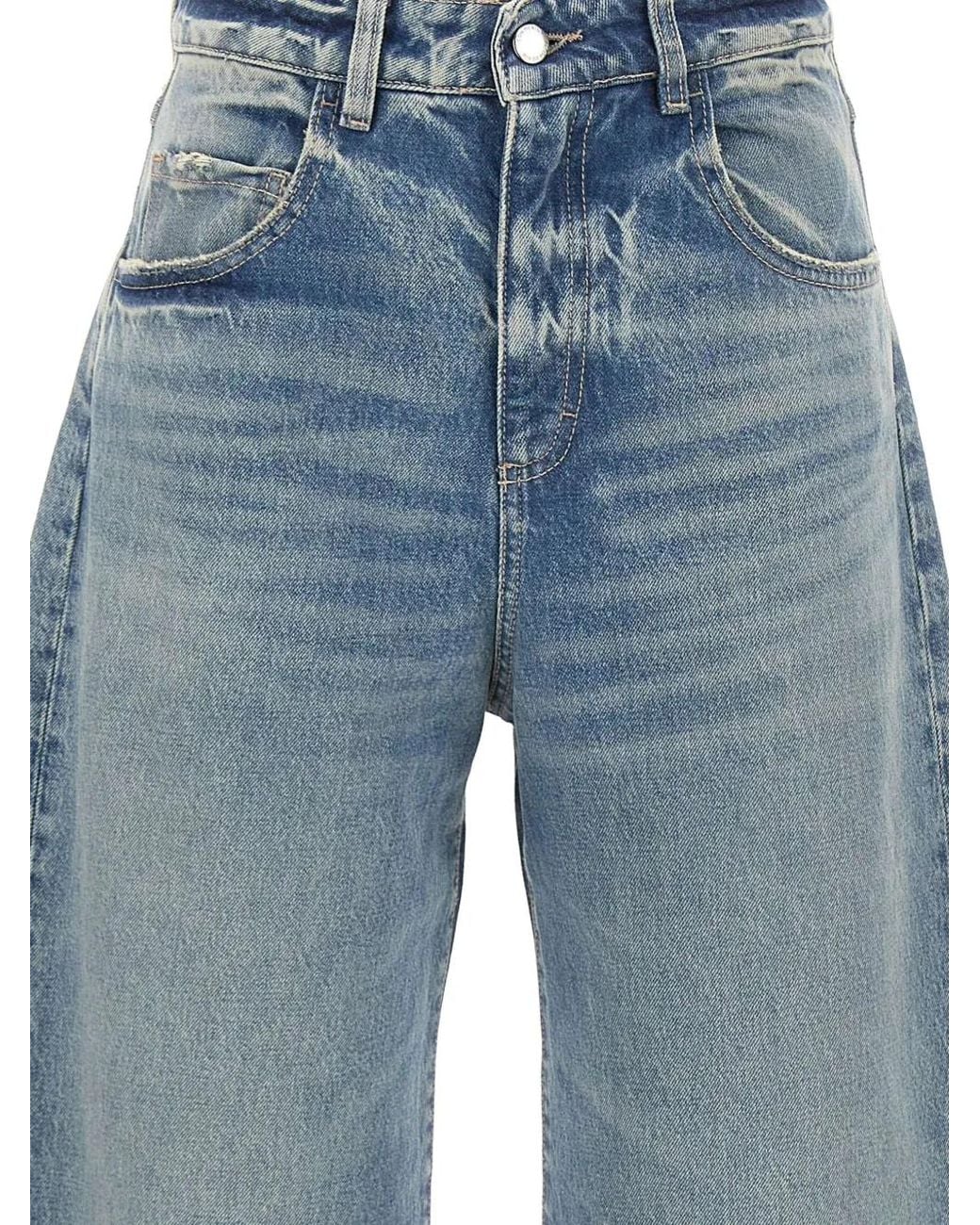 ICON DENIM Blue Poppy Wide-Leg Jeans