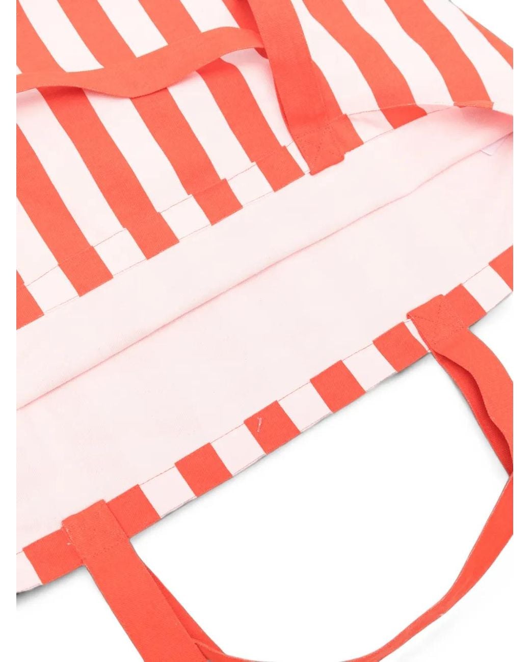 MAISON 123 Red Casa Paloma Striped Tote Bag