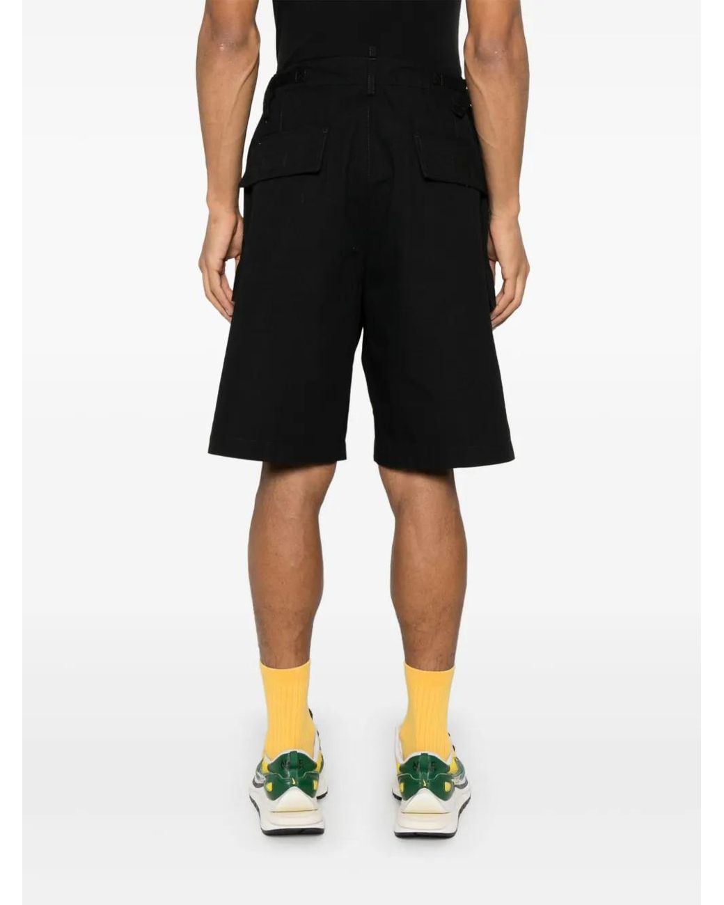 DSquared² Black Ripstop Cargo Shorts for men