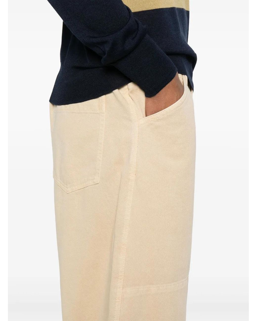 Lemaire Natural Big Work Pants for men