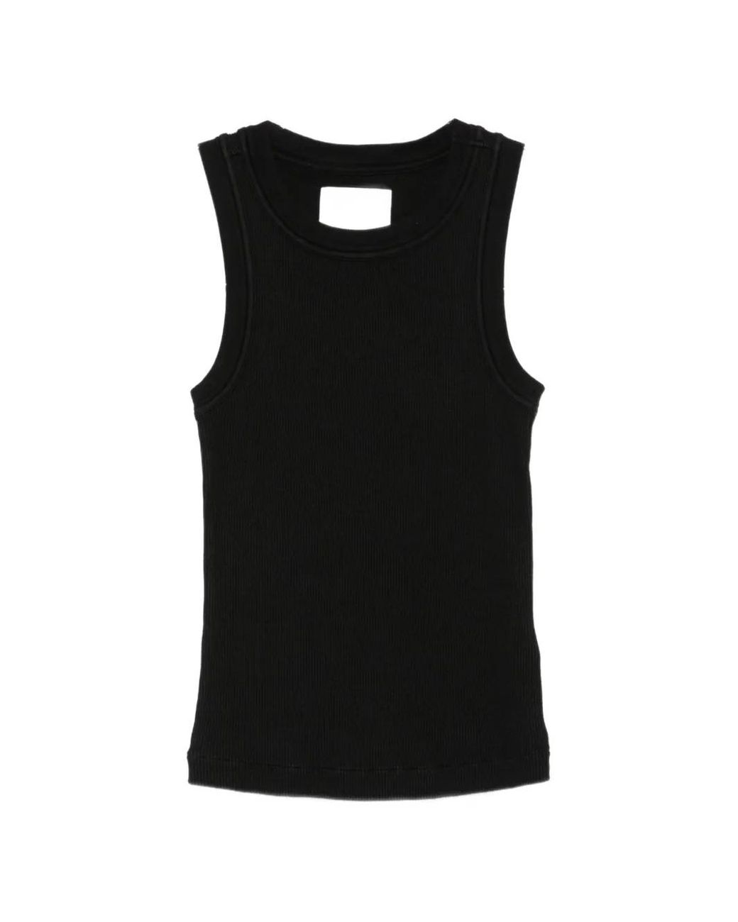 Citizens of Humanity Blue Isabel Ribbed-Knit Tank Top