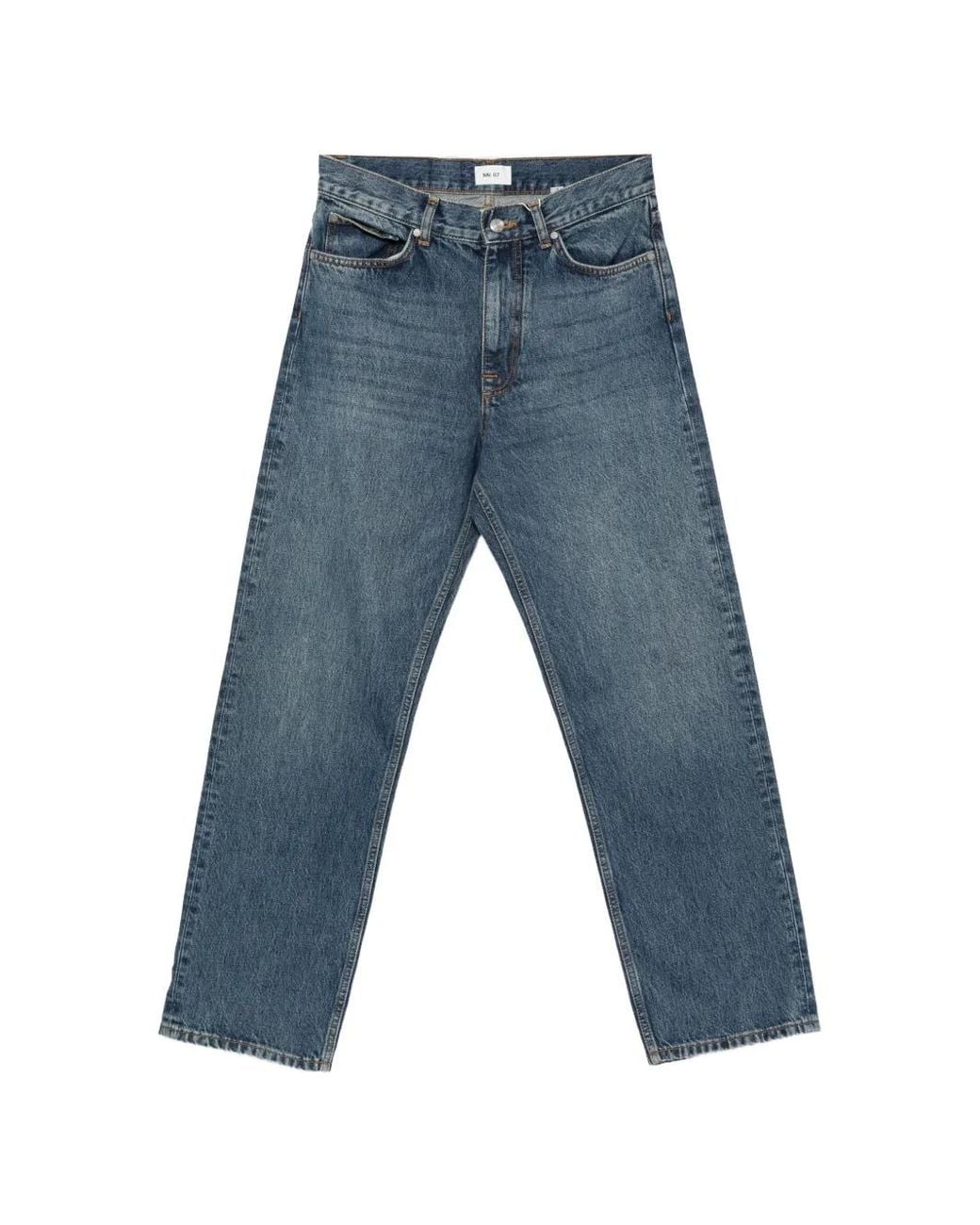 NN07 Blue Otis 1847 Straight-Leg Jeans for men