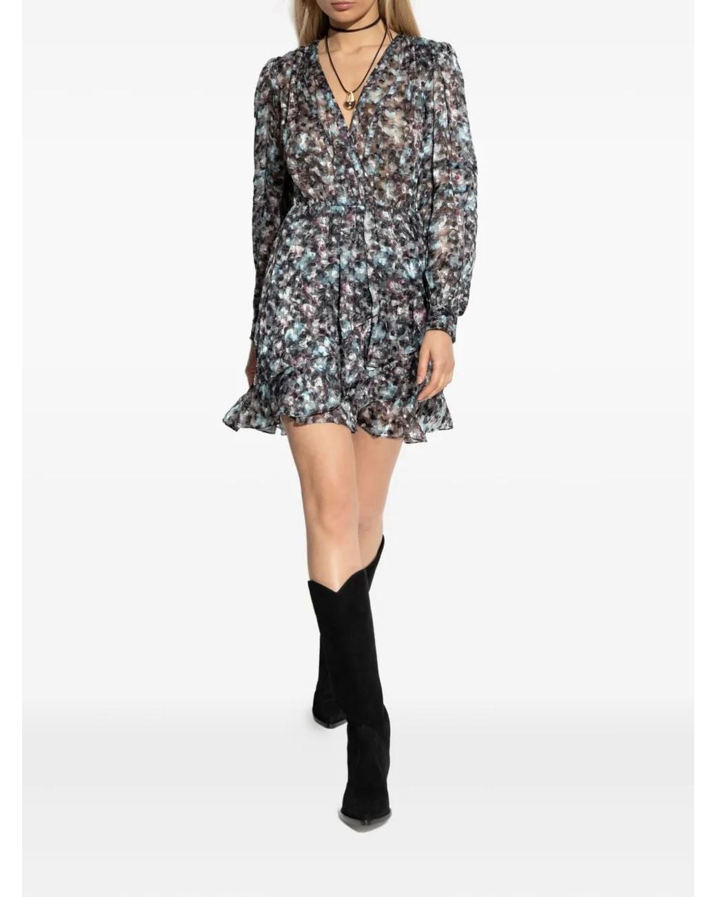 IRO Black Risli Mini Dress