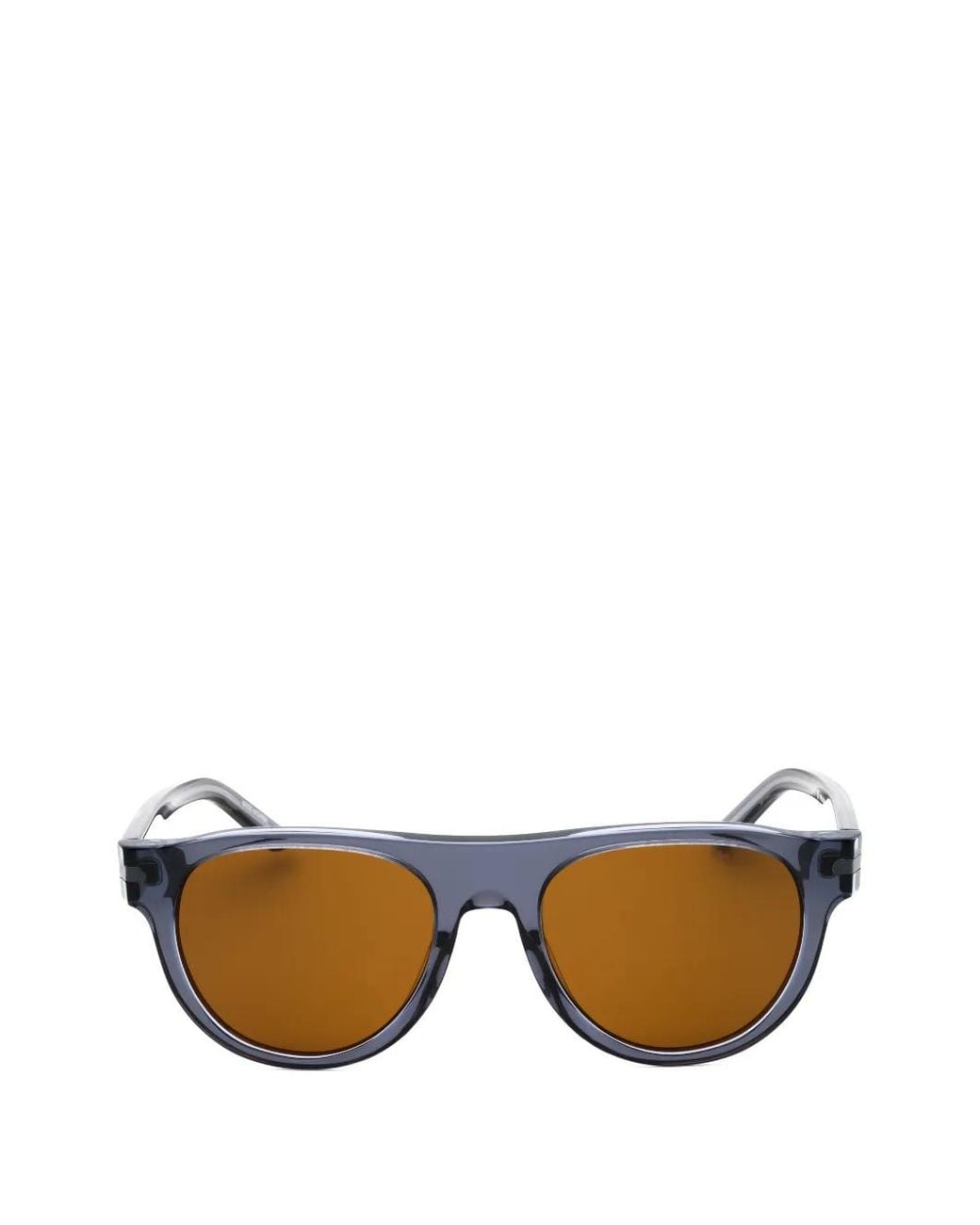 Nike Blue Crescent Iii Round-Frame Sunglasses