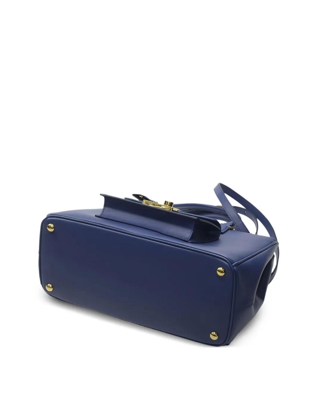 Borsa Tote Lux Galleria di Prada in Blue