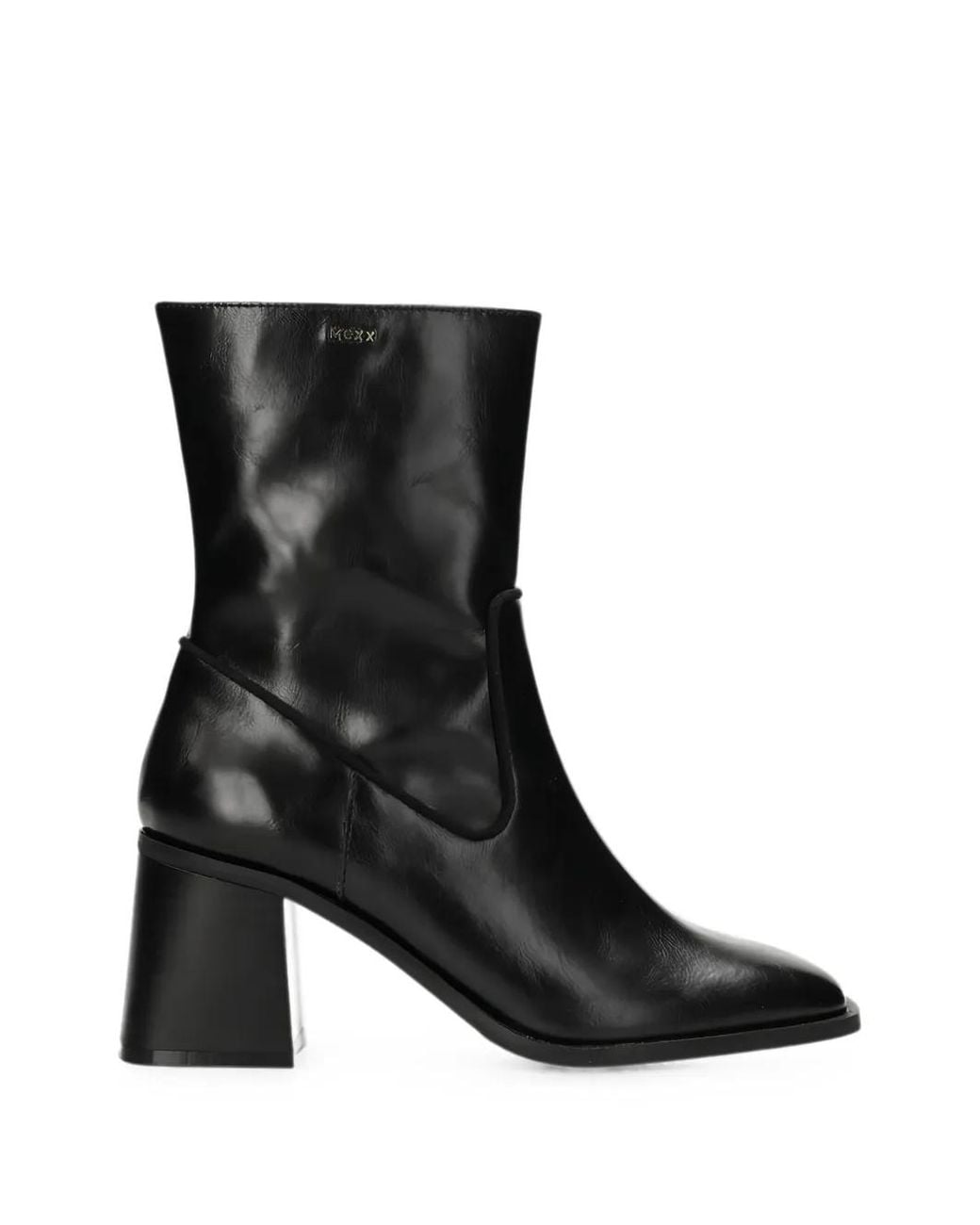 Mexx Black Stiefel Mit Blockabsatz