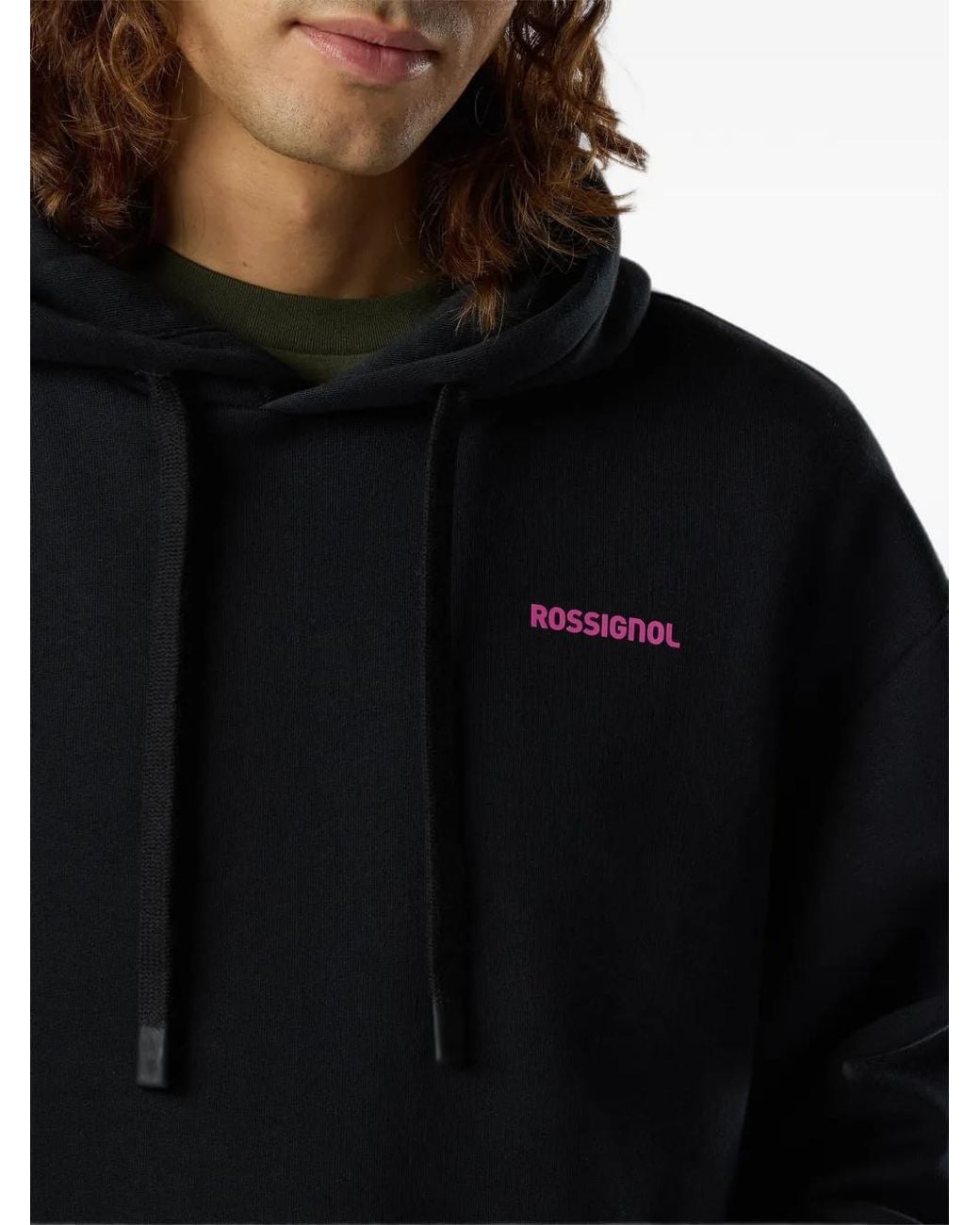 Rossignol Black Waterfall Relax Hoodie for men