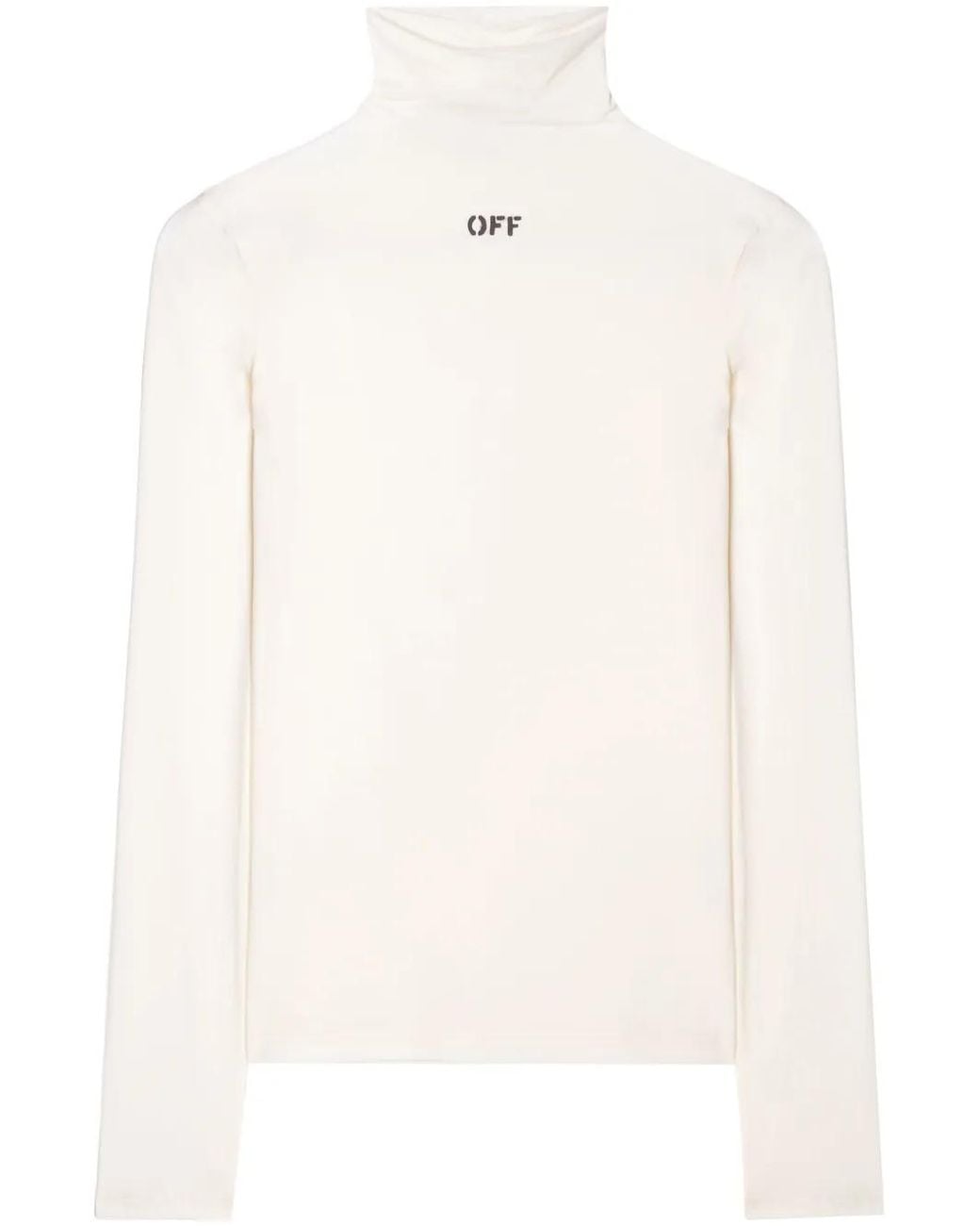 Off-White c/o Virgil Abloh White Logo-Print Second-Skin Top
