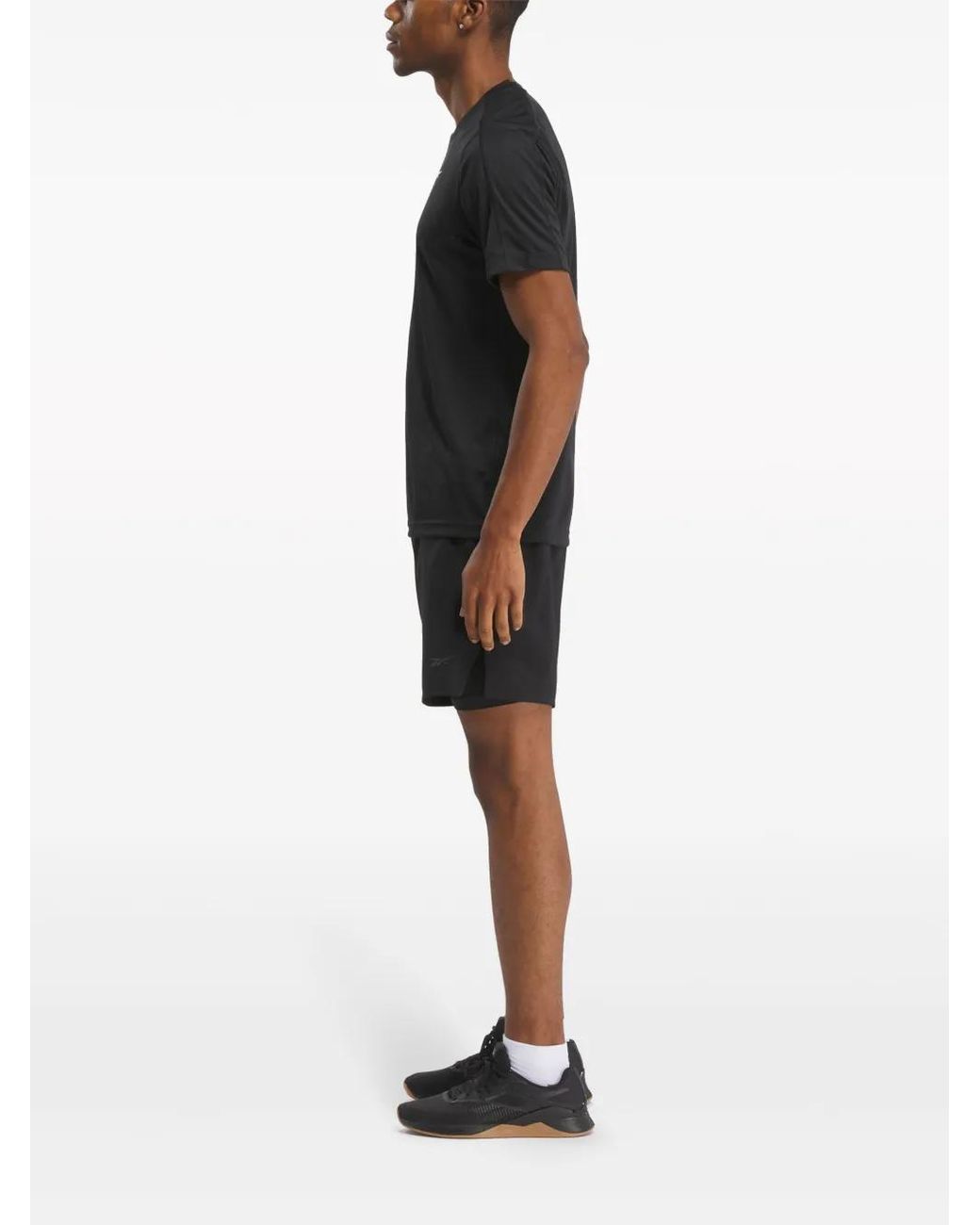 Reebok Gray Speed 4.0 Running Shorts for men