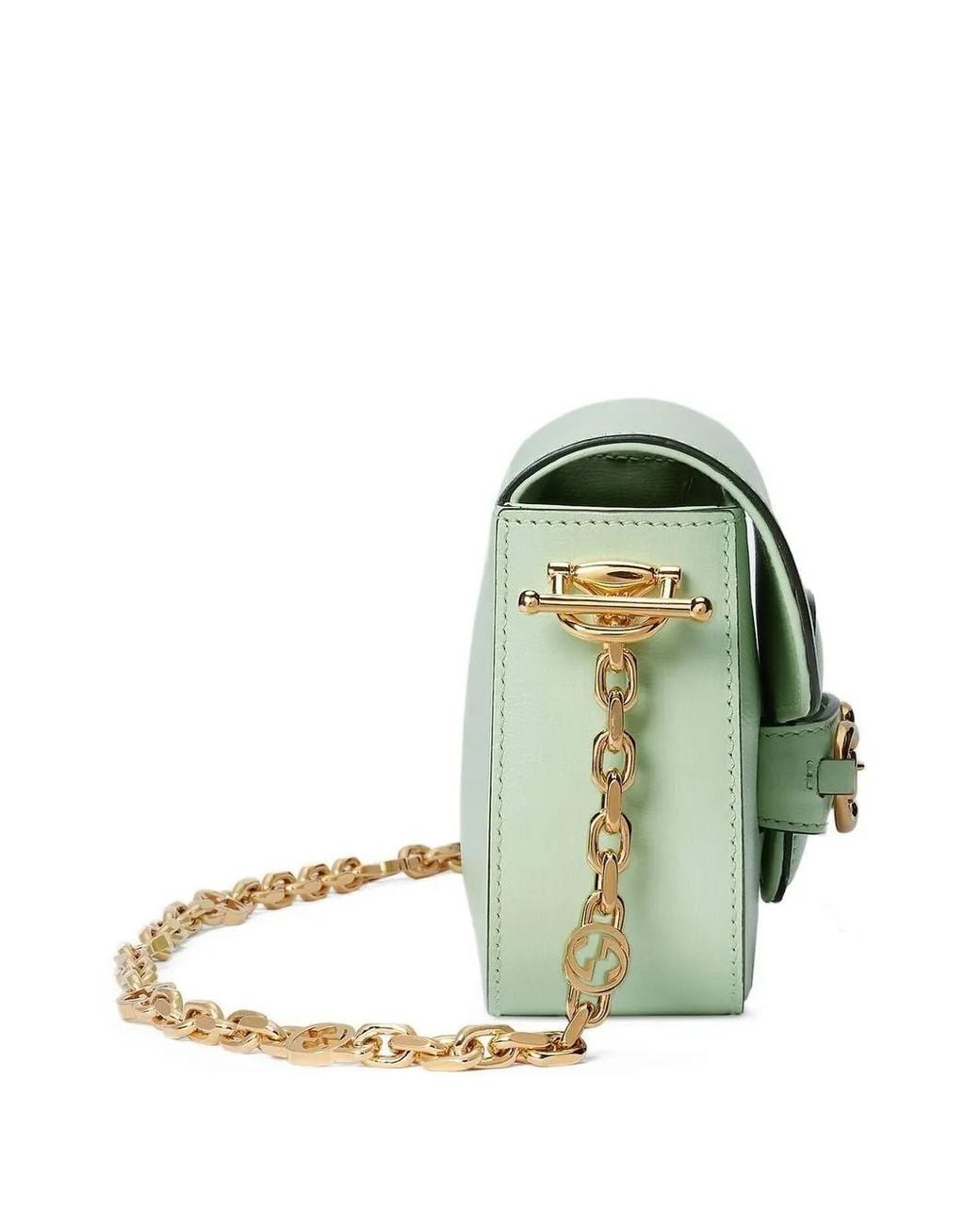 Gucci Green Small Horsebit 1955 Shoulder Bag