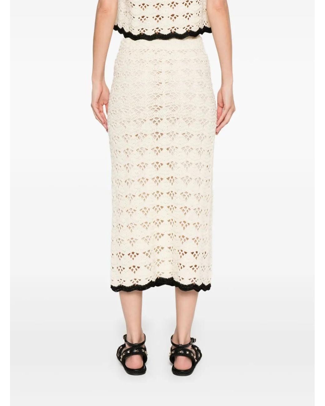 Zimmermann Rhiannon Midi-Rok in het Natural