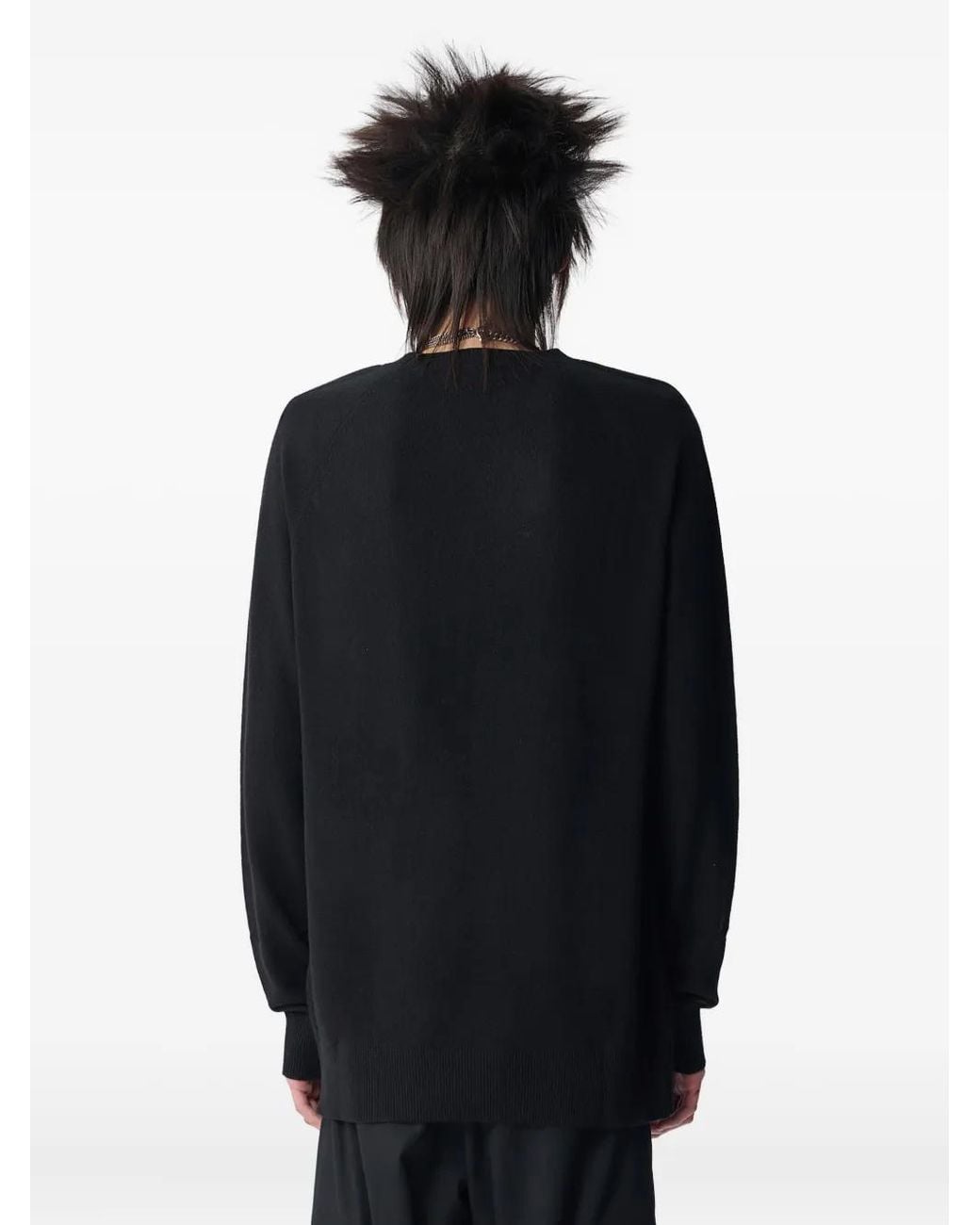 Ann Demeulemeester Black Knitted Jumper for men