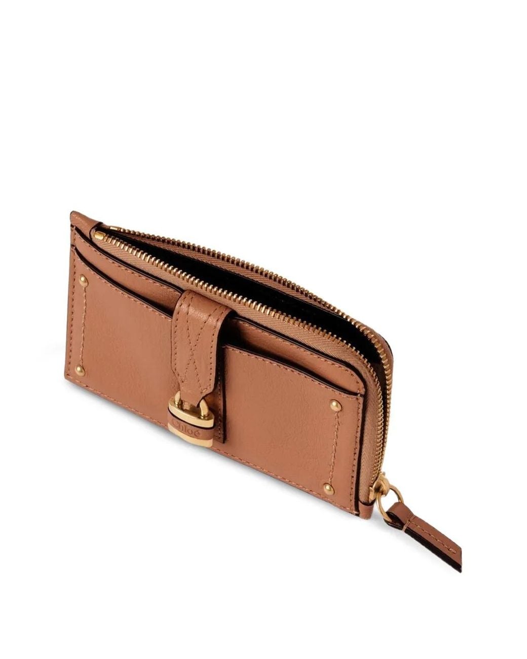 Chloé Brown Small Paddington Purse With Card Slots