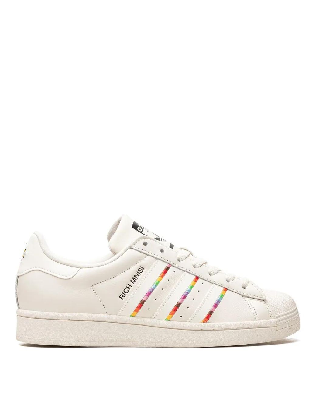 Adidas White X Rich Mnisi Superstar "Pride" Sneakers