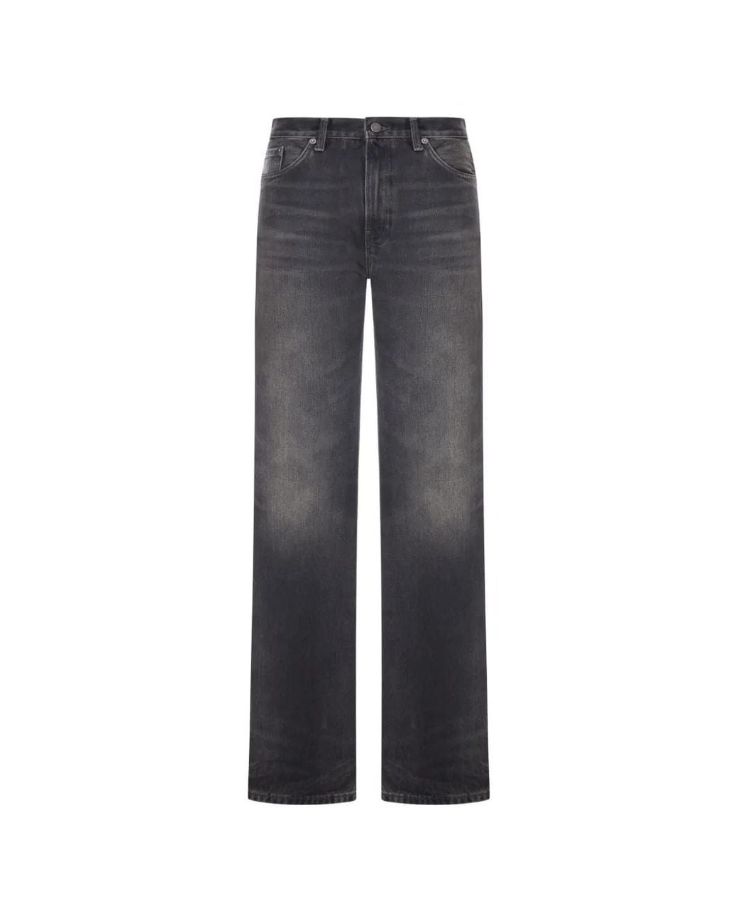 Haikure Blue Jean À Effet Délavé