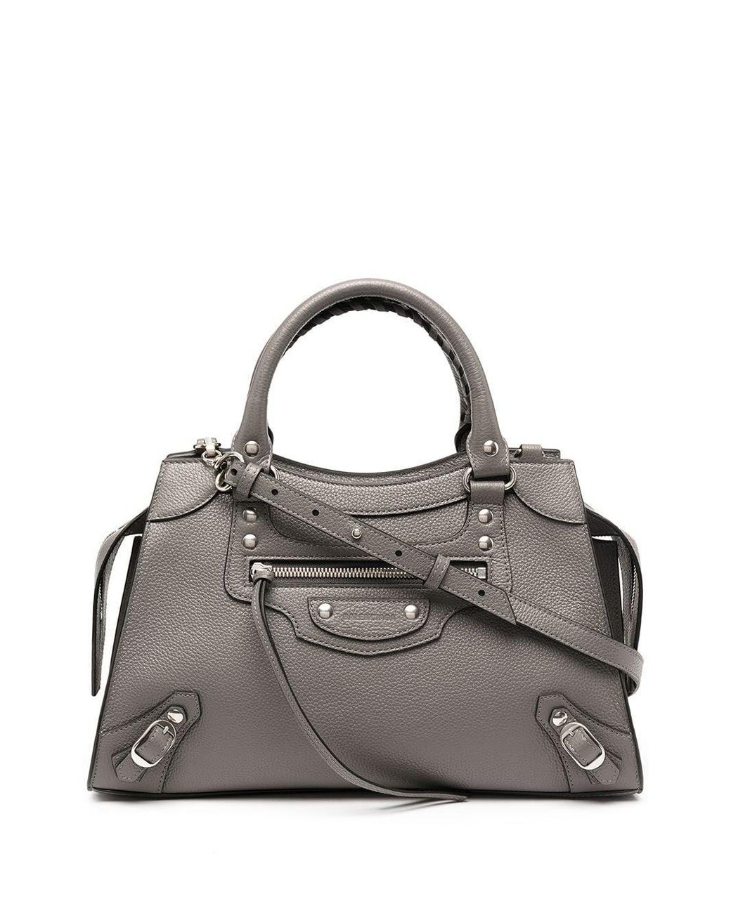 Balenciaga Small Neo Classic City Tote Bag in Grey (Gray) - Lyst