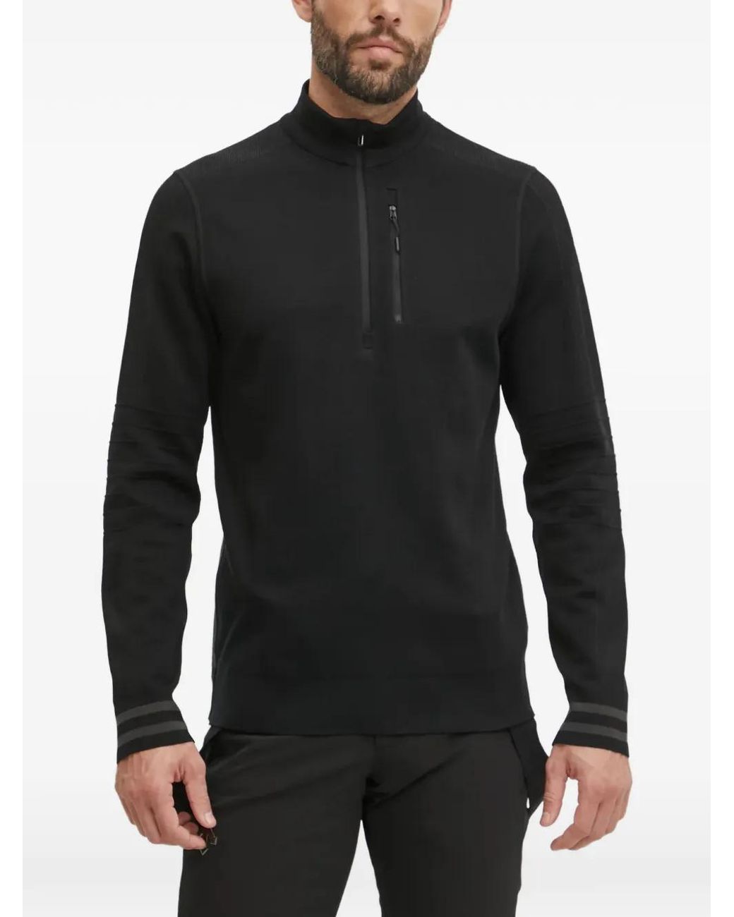 Sweat À Col Zippé Smartwool pour homme en coloris Black