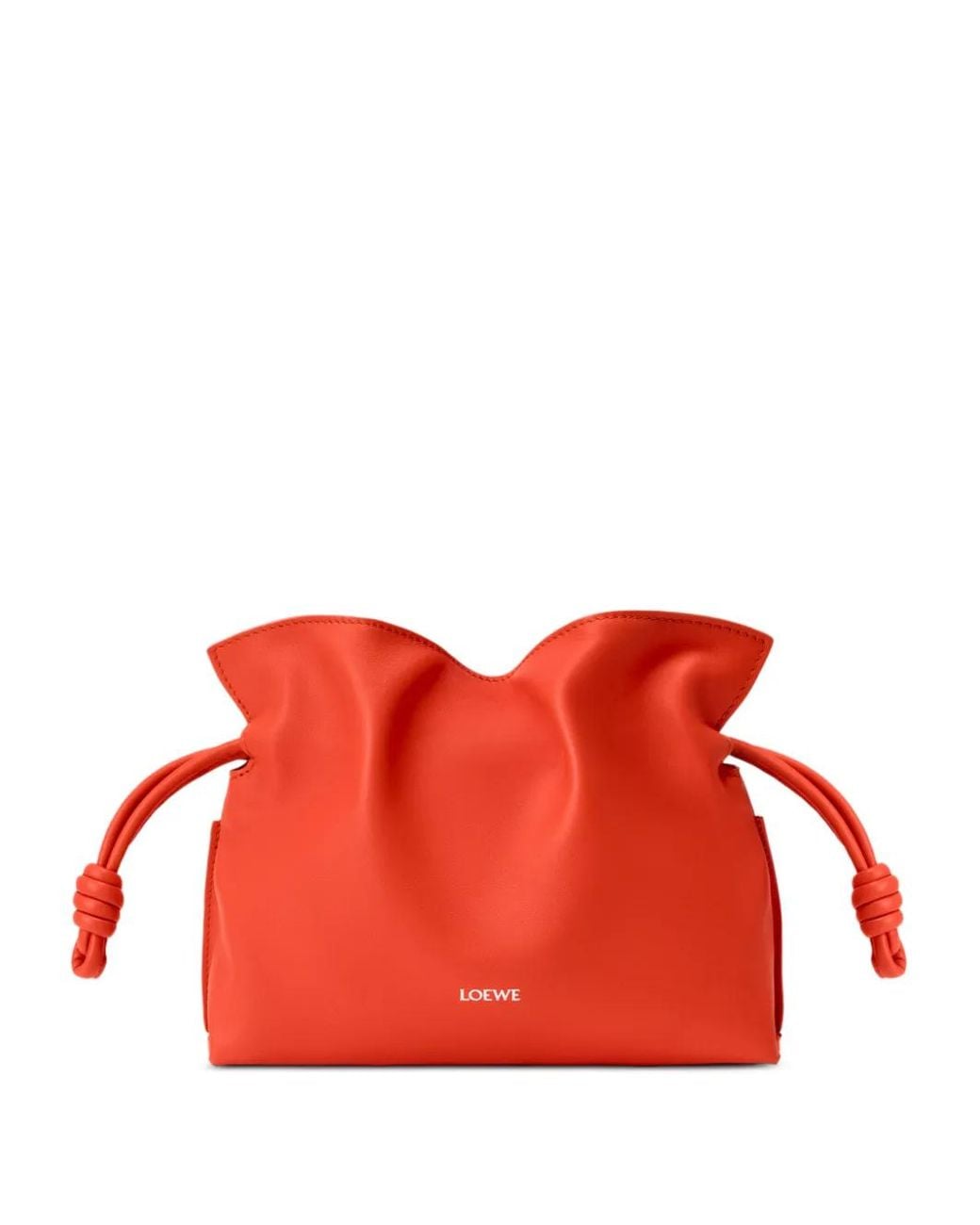 Clutch Flamenco di Loewe in Red