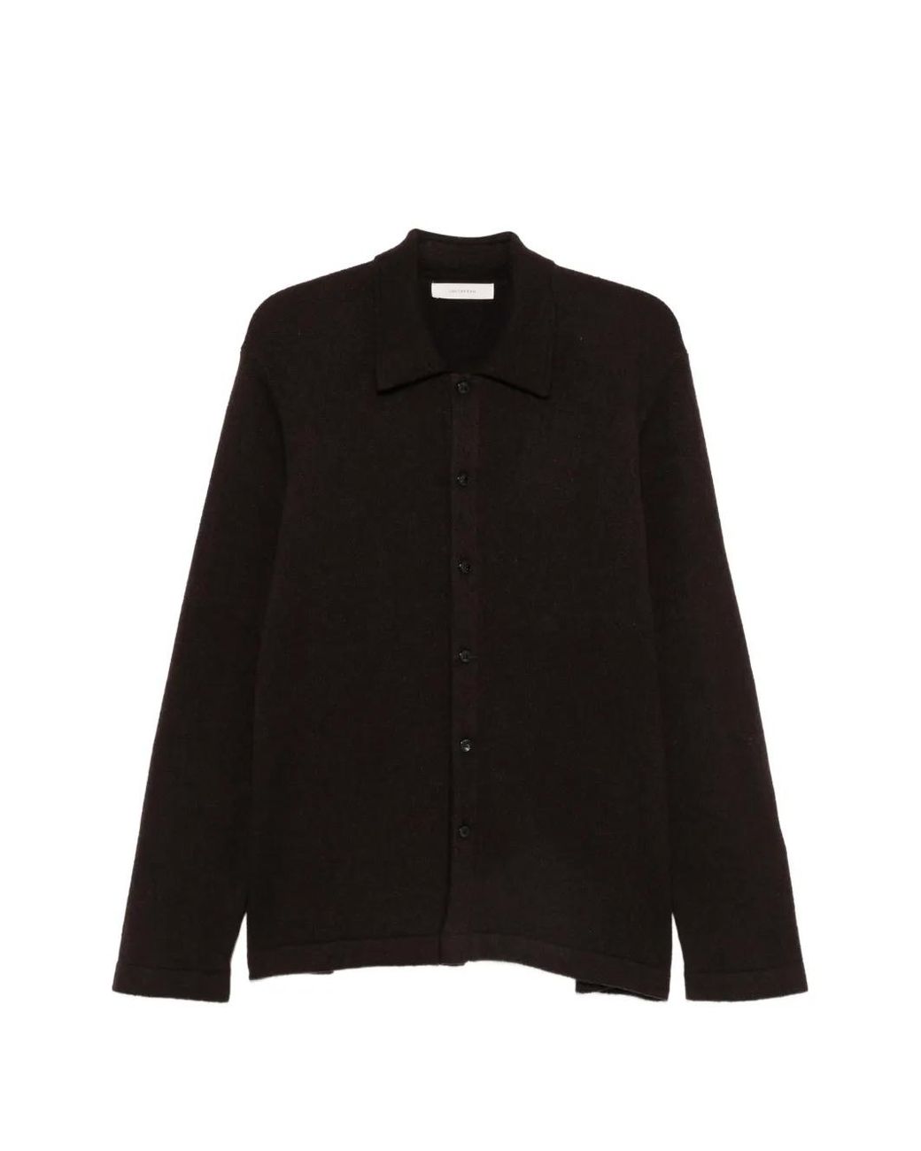 Umit Benan Black Winter Sunset Button-Up Long-Sleeve Cardigan for men
