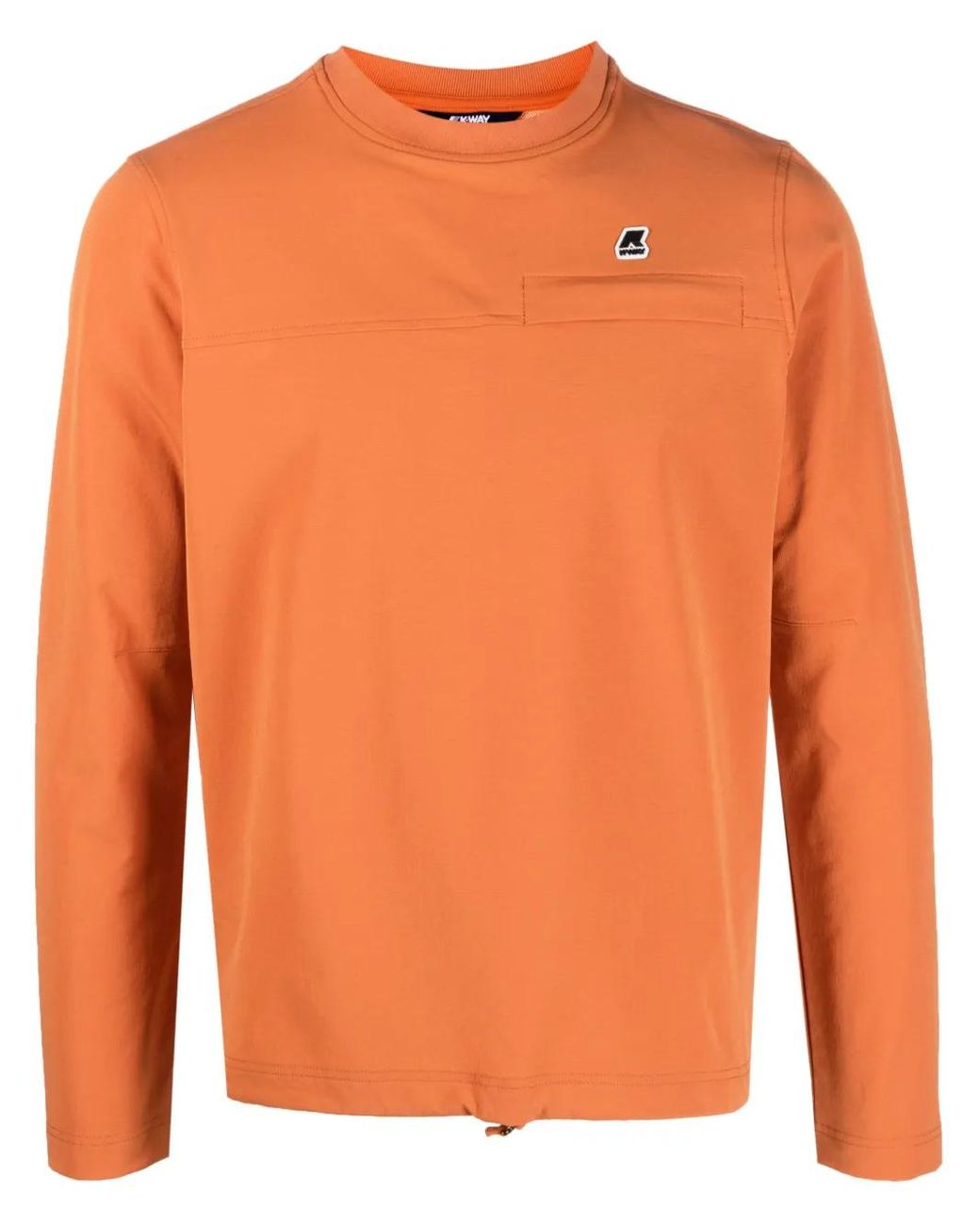 K-Way Sweater Met Logopatch in het Orange voor heren