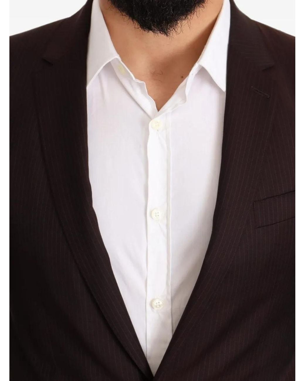 Dolce & Gabbana Black Martini Slim-Fit Suit for men