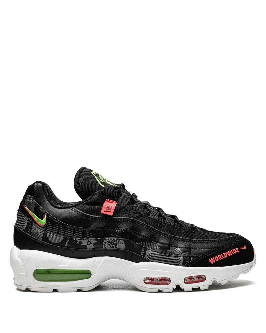 Nike Black Air Max 95 Se Worldwide Sneakers