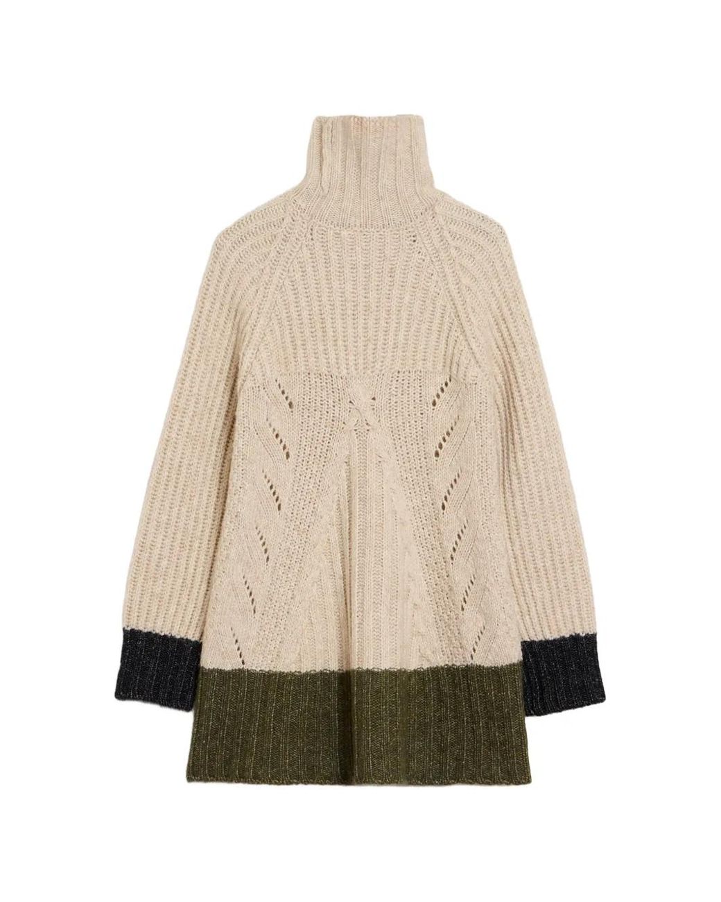 LaDoubleJ Natural Fireside Rollkragenpullover