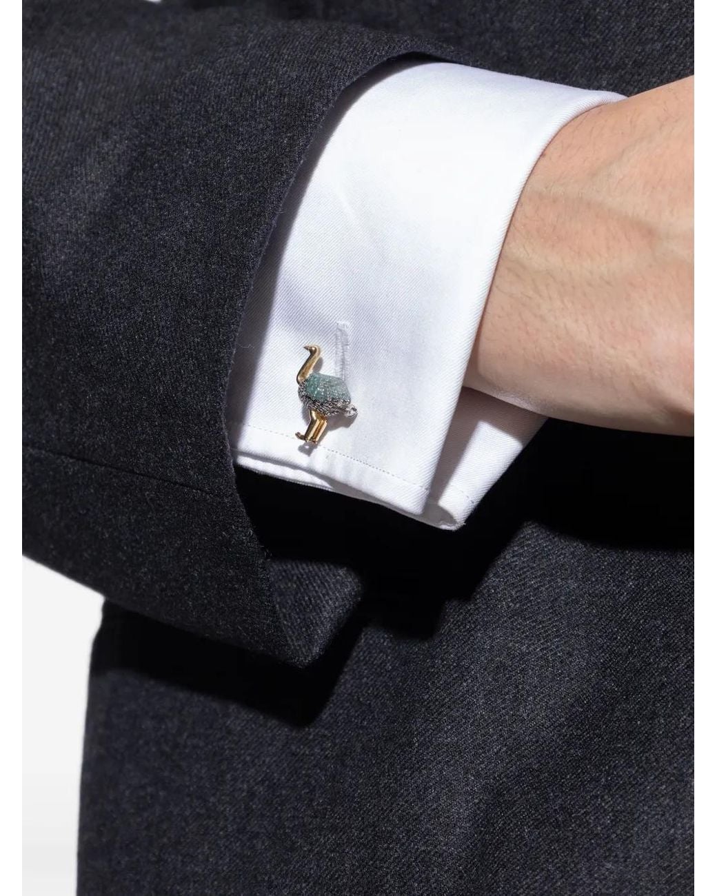 Paul Smith White Bird' Cufflinks for men