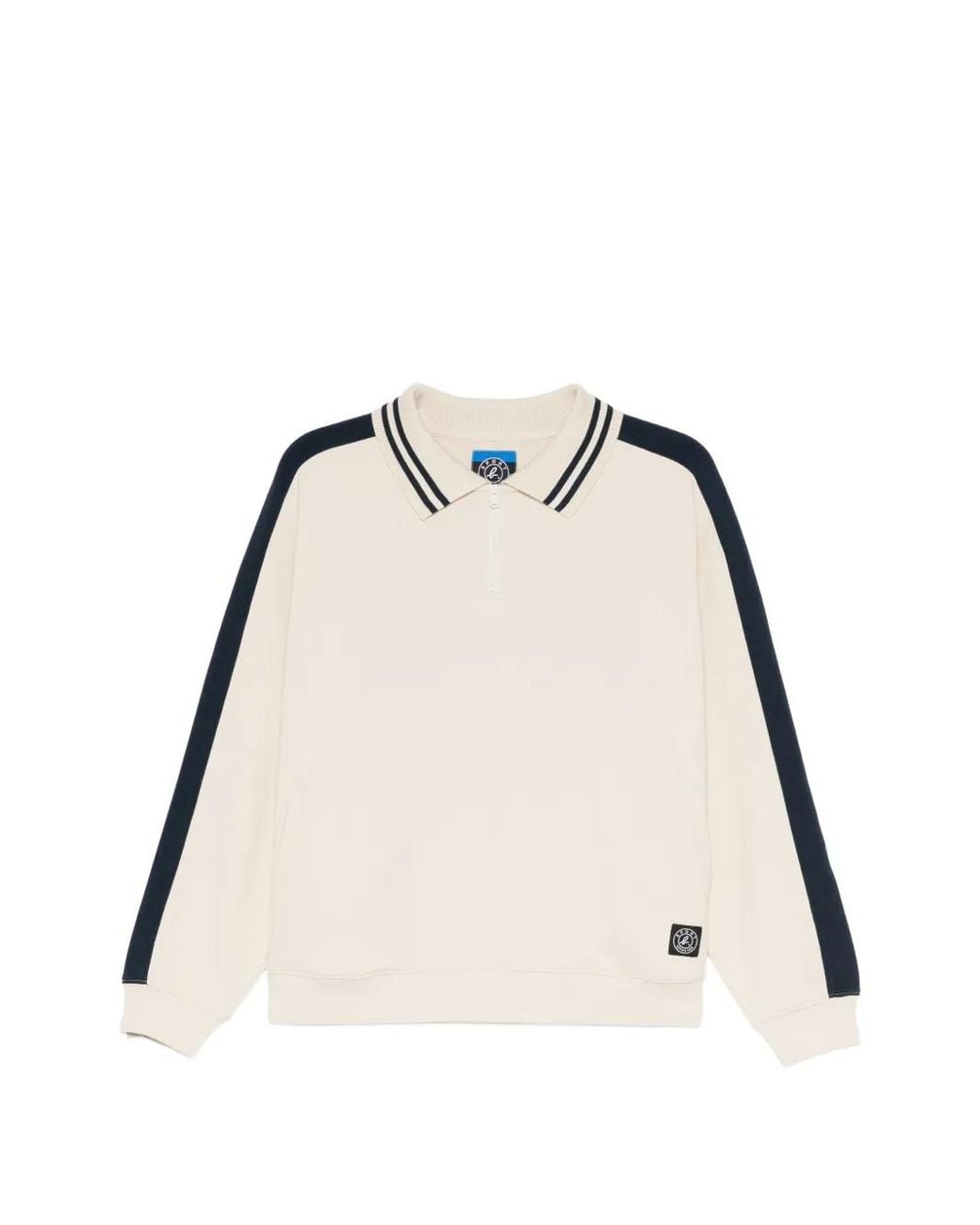 SPORT b. by agnès b. Natural Half-Zip Sweatshirt