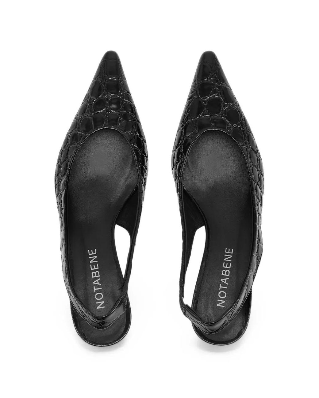 Notabene Black Elva Slingback-Pumps