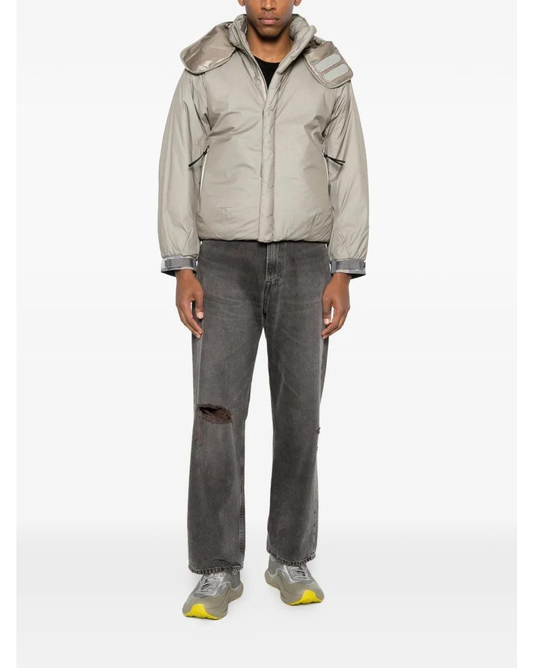 Goldwin Gray Padded Jacket for men