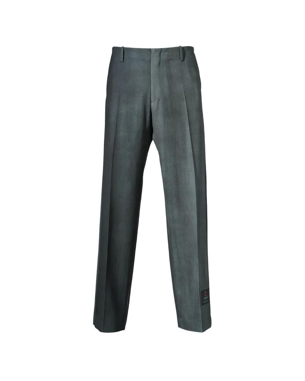 Doublet Gray Faded Spray-Dye Tailored Trousers for men