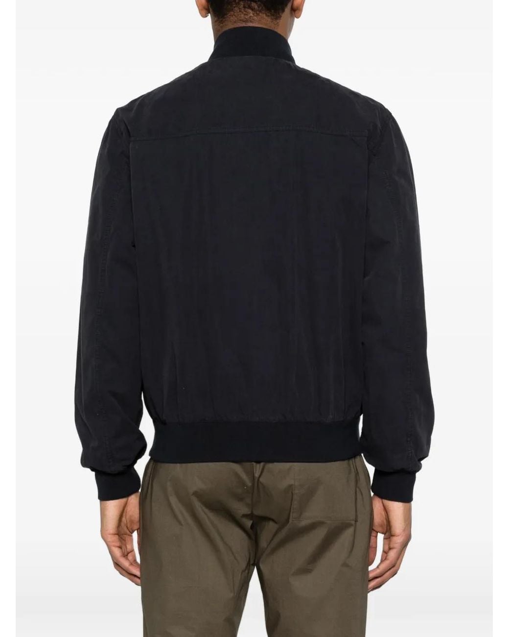 Aspesi Blue Front-Pocket Jacket for men