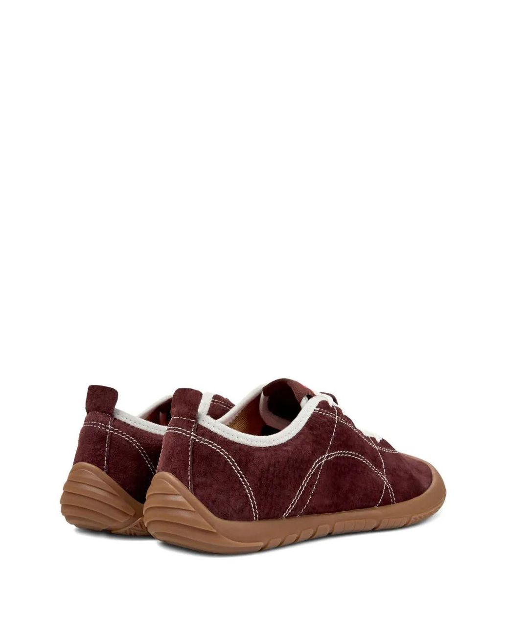 Camper Brown Peu Path Suede Leather Sneakers