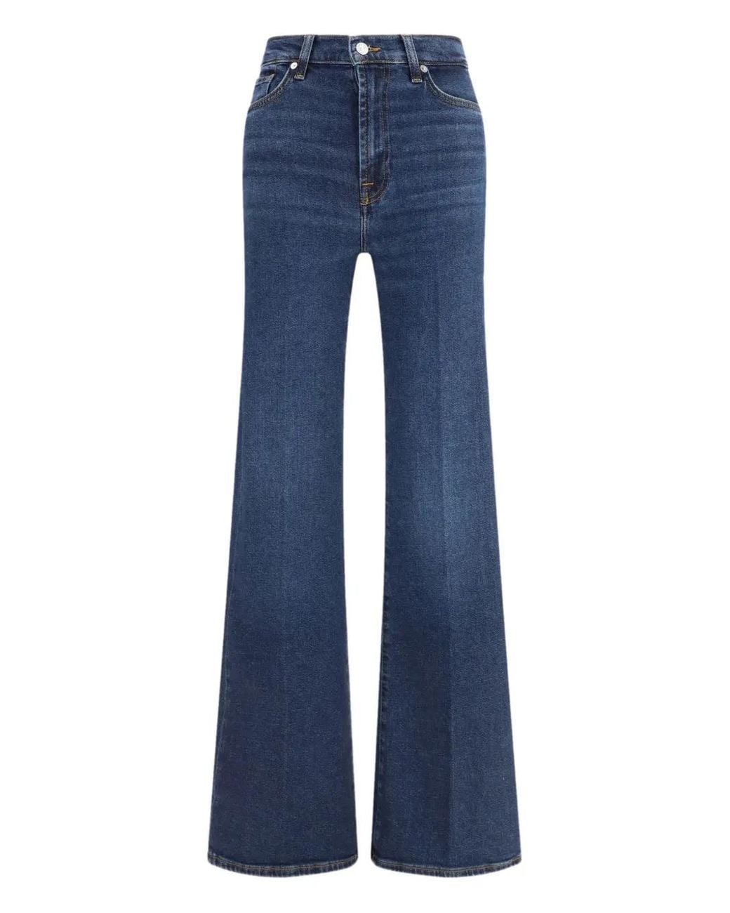 7 For All Mankind Blue Dojo Five-Pocket Jeans