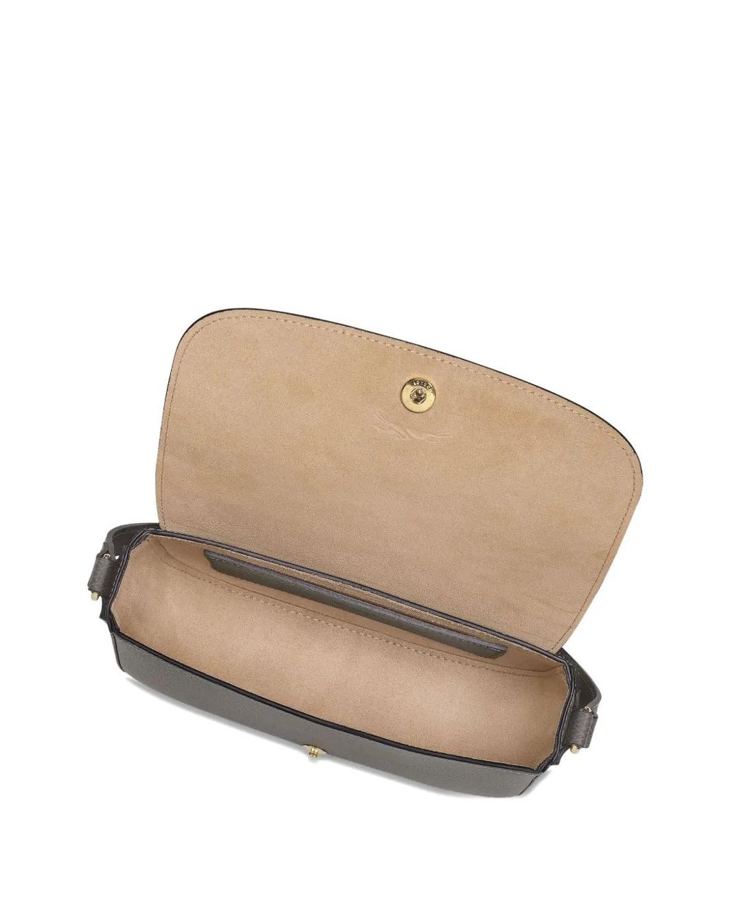 Longchamp Gray Small Épure Adjustable-Strap Shoulder Bag