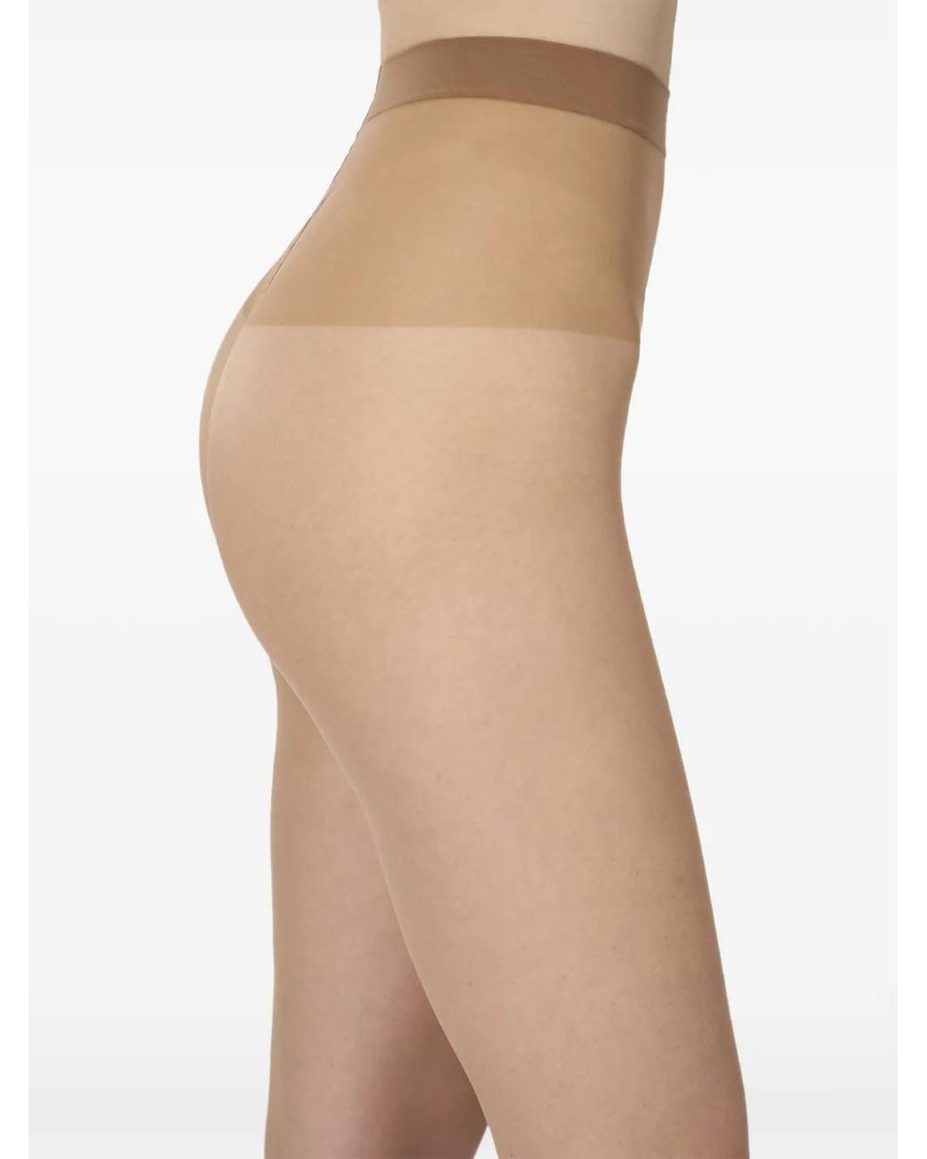 Wolford White Luxury 9 Toeless Tights