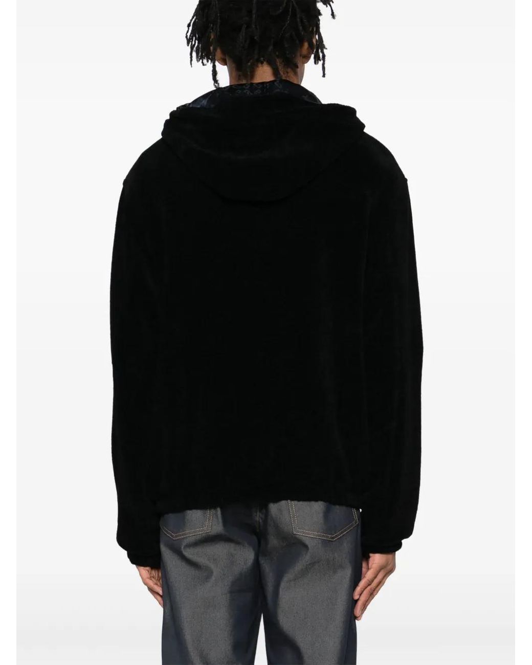 Givenchy Black 4G Reversible Hooded Jacket for men