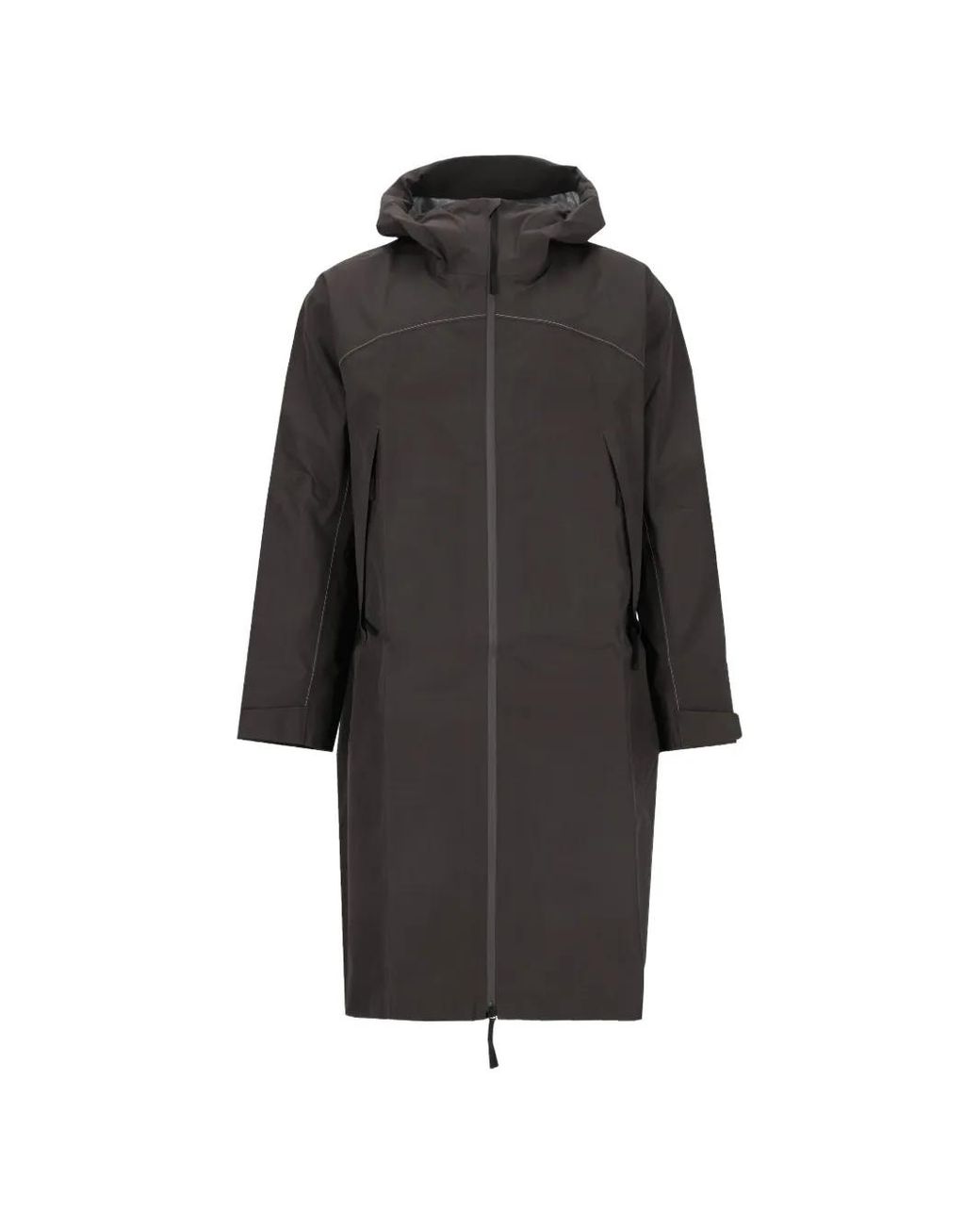 The North Face Black Zip Parka for men