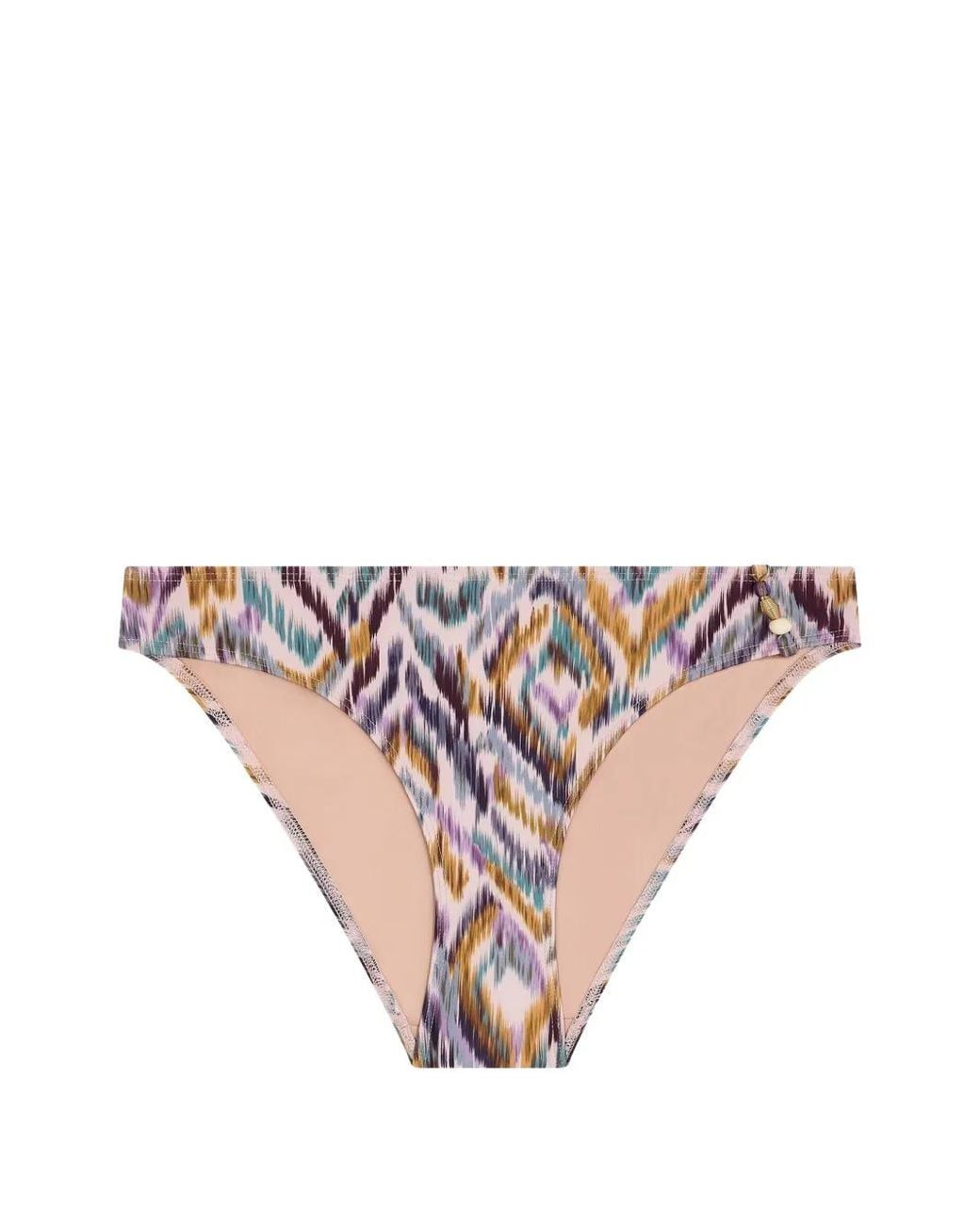 Aubade Pink Aurora Sands Ikat-Print Bikini Bottoms
