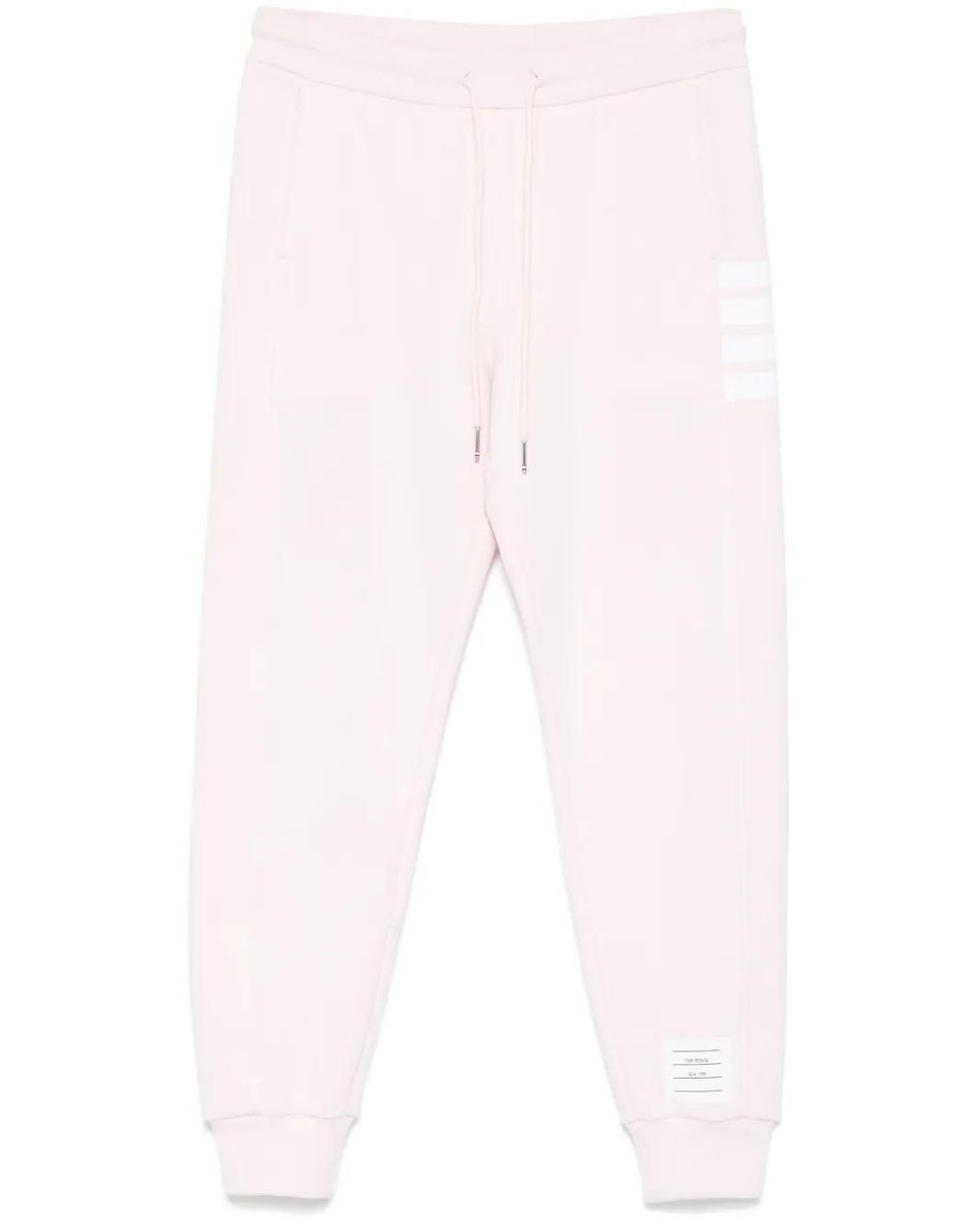 Thom Browne Pink 4-Bar Jersey Track Pants