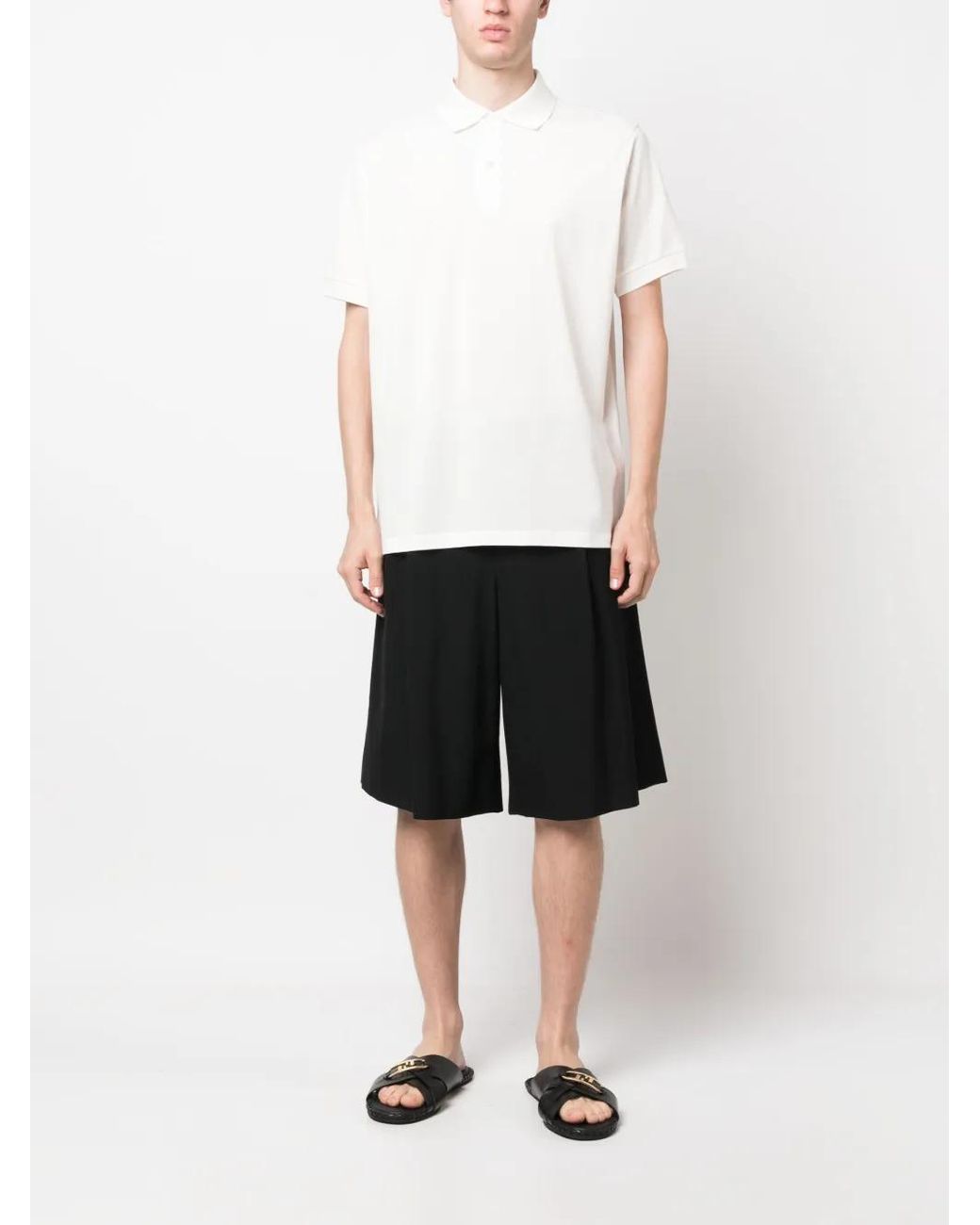 Paul Smith White Polo Placket for men