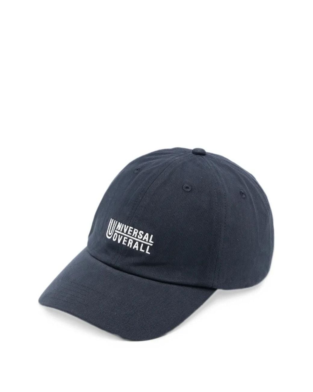 Universal Overall Blue Logo-Embroidered Baseball Cap for men