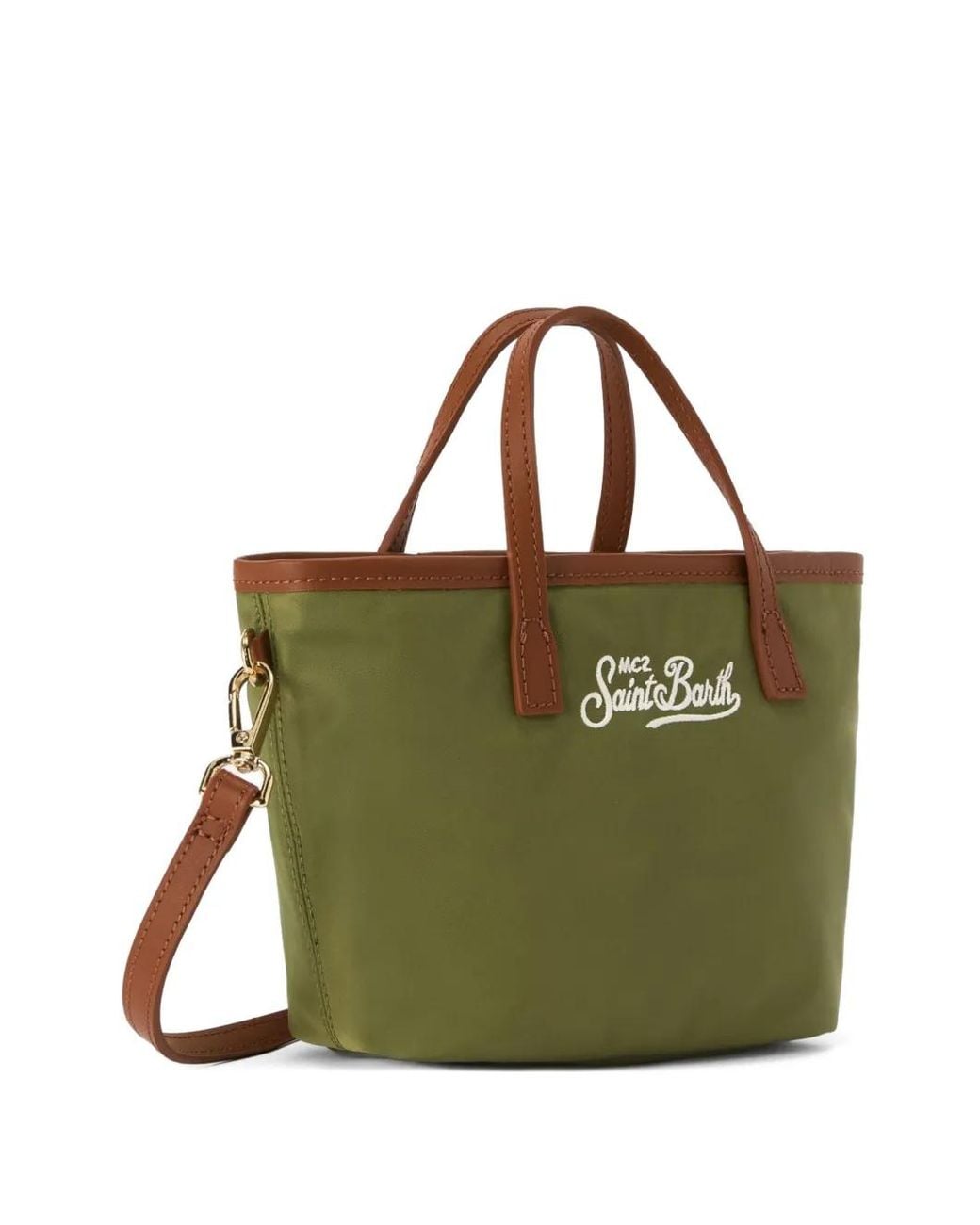 Mc2 Saint Barth Green City Mini Nylon Bag