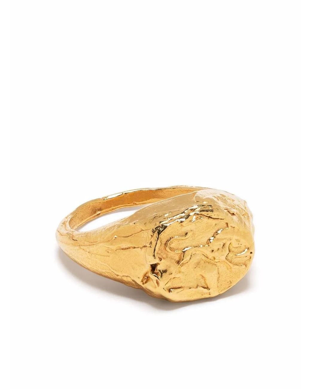 Alighieri Metallic Scorpio Signet Ring