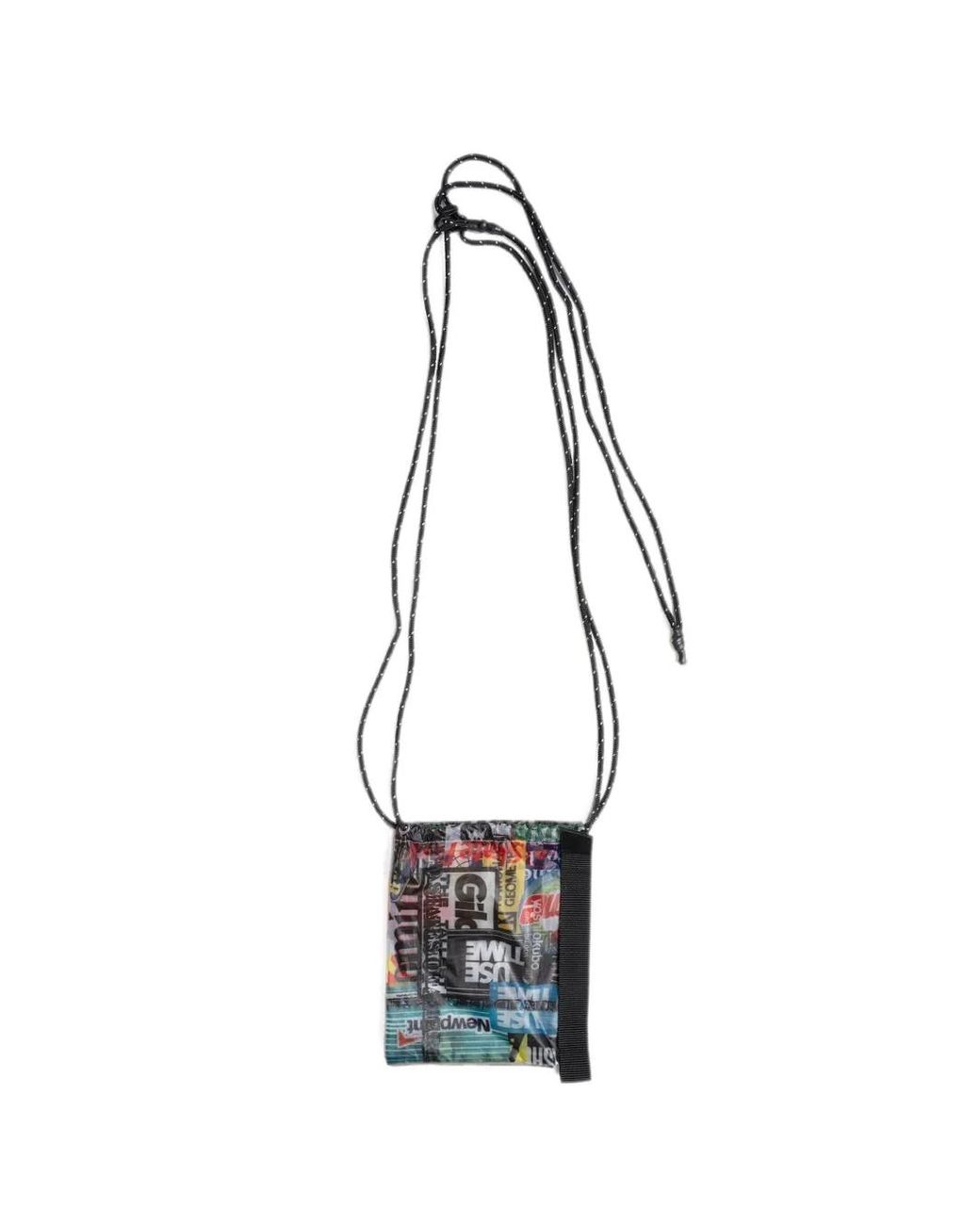 Yoshio Kubo White Graphic-Print Shoulder Bag