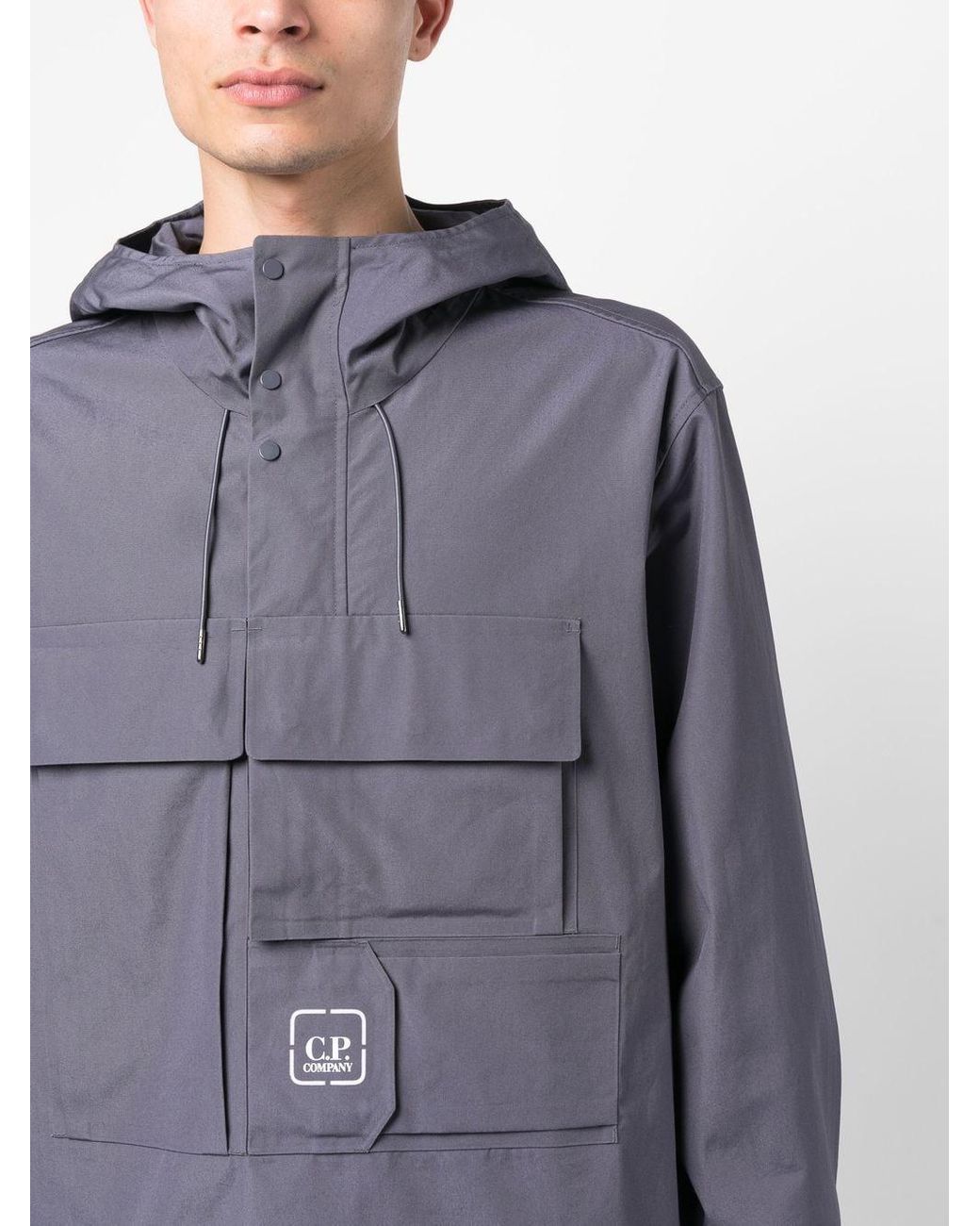unlock loop fødsel C.P. Company Logo-print Multi-pocket Hooded Jacket in Purple for Men | Lyst
