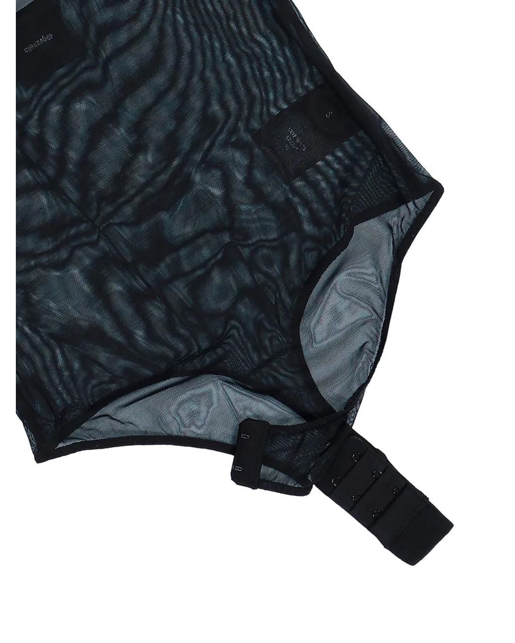 Vetements Black Mesh Bodysuit