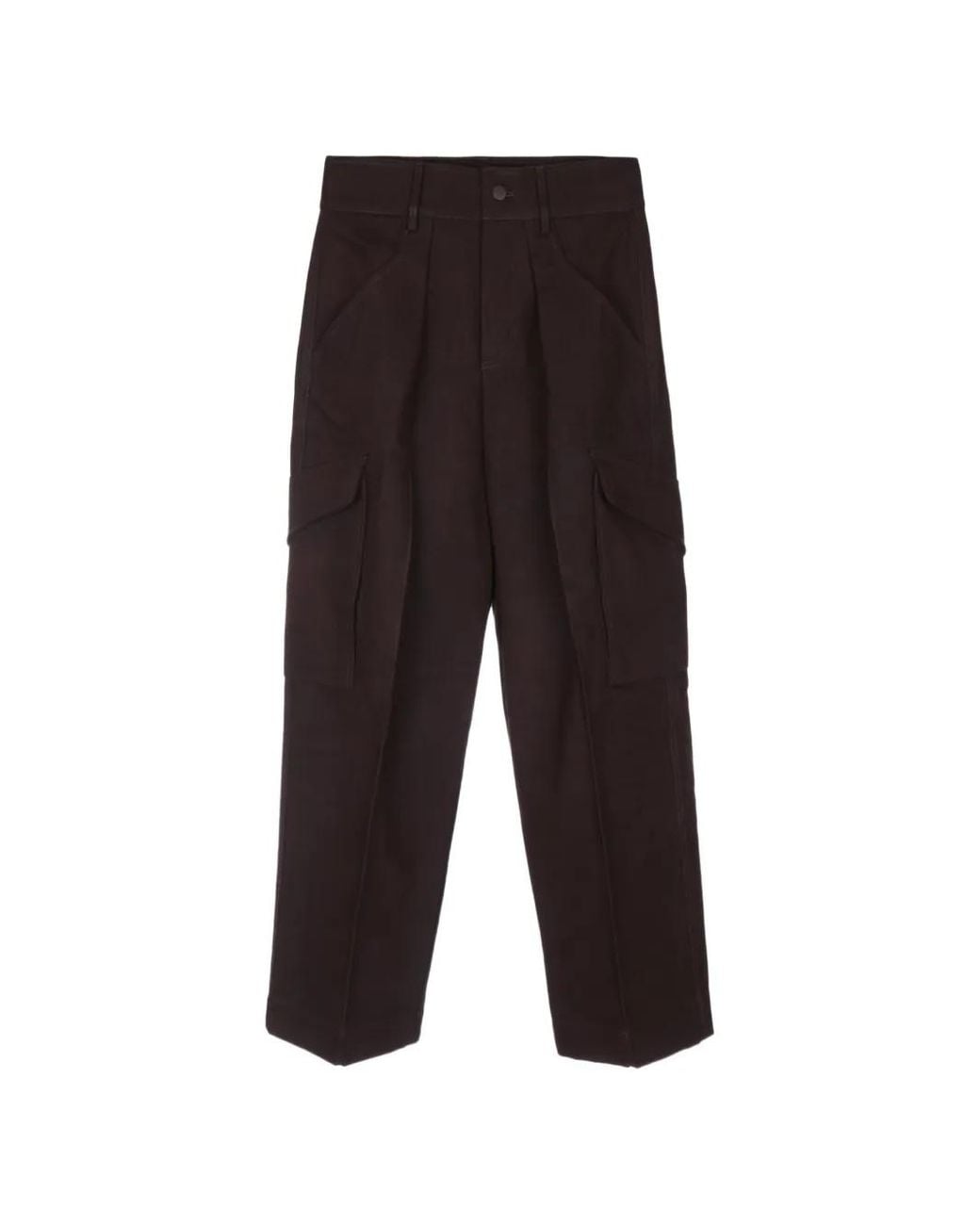 Frankie Shop White Oslo Cotton Cargo Pants